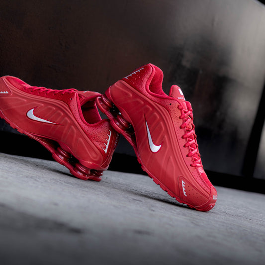 NIKE SHOX R4 RED REFLECTIVE