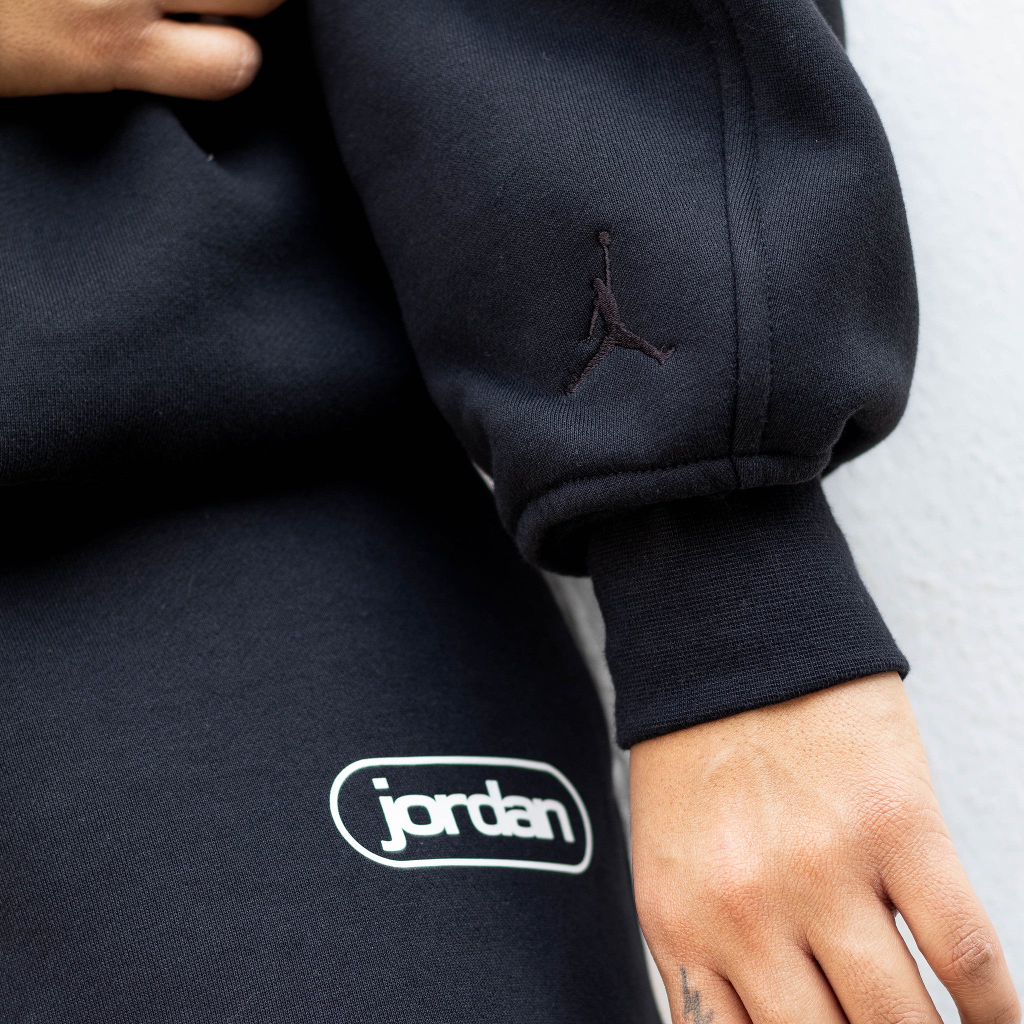 JORDAN TEE RUGBY TOP BLACK W