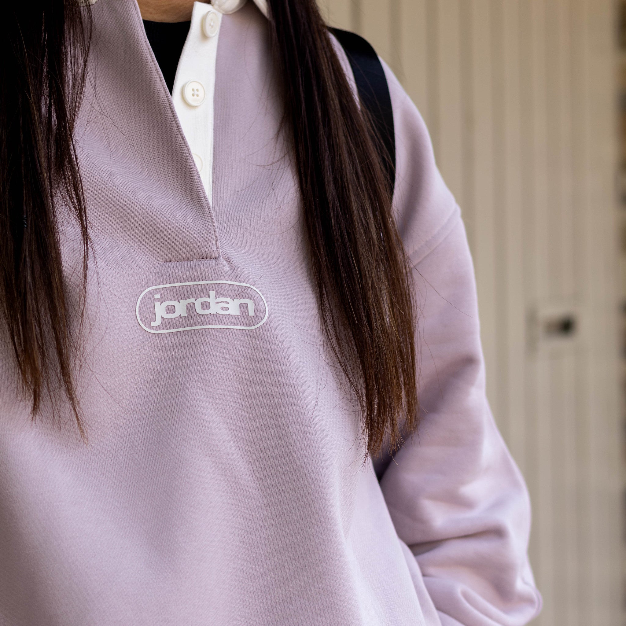 JORDAN TEE RUGBY TOP PARTICLE ROSE W
