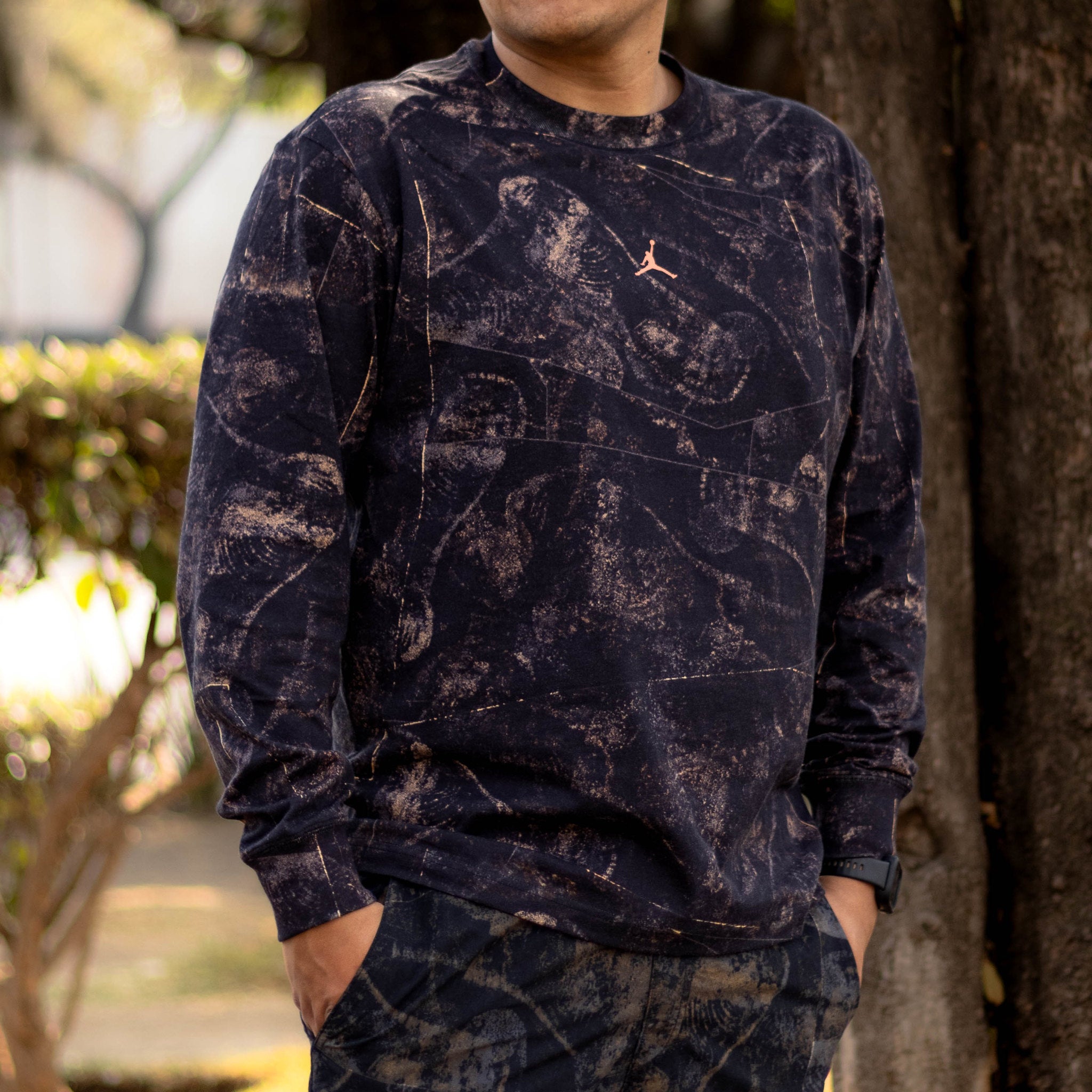JORDAN HIKE MIKE TEE LONG BLACK