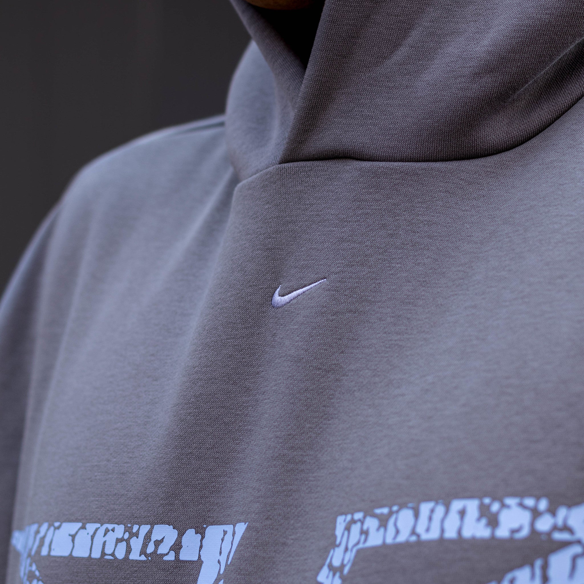 NIKE HOODIE GREY BLUE XII