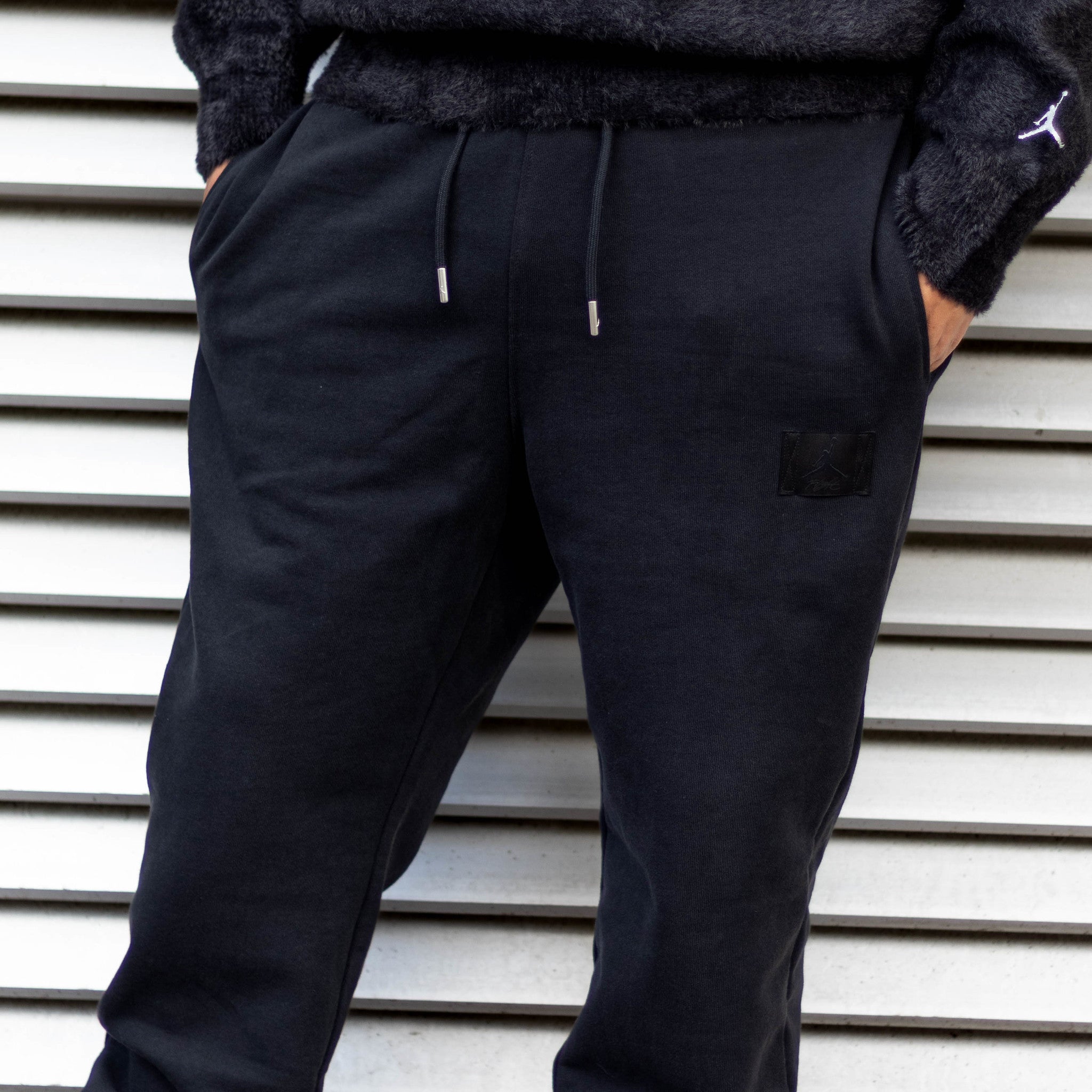 JORDAN FLEECE PANTS BOX TAG BLACK