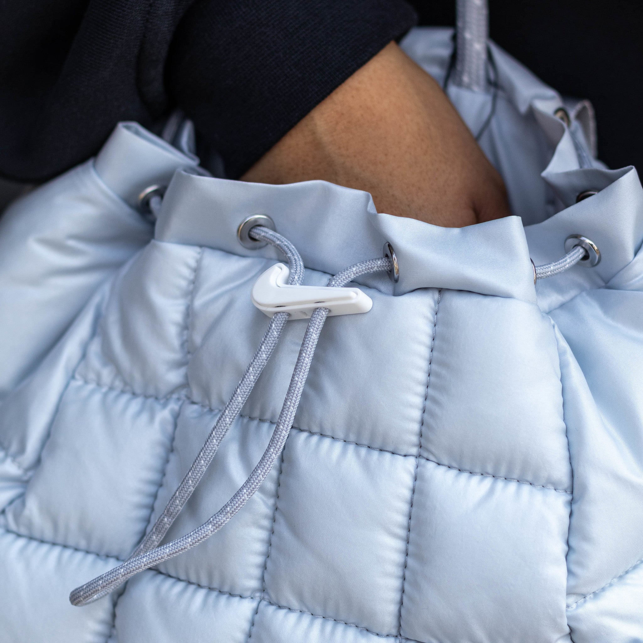 NIKE BACKPACK MINI PUFFLE PURE PLATINUM