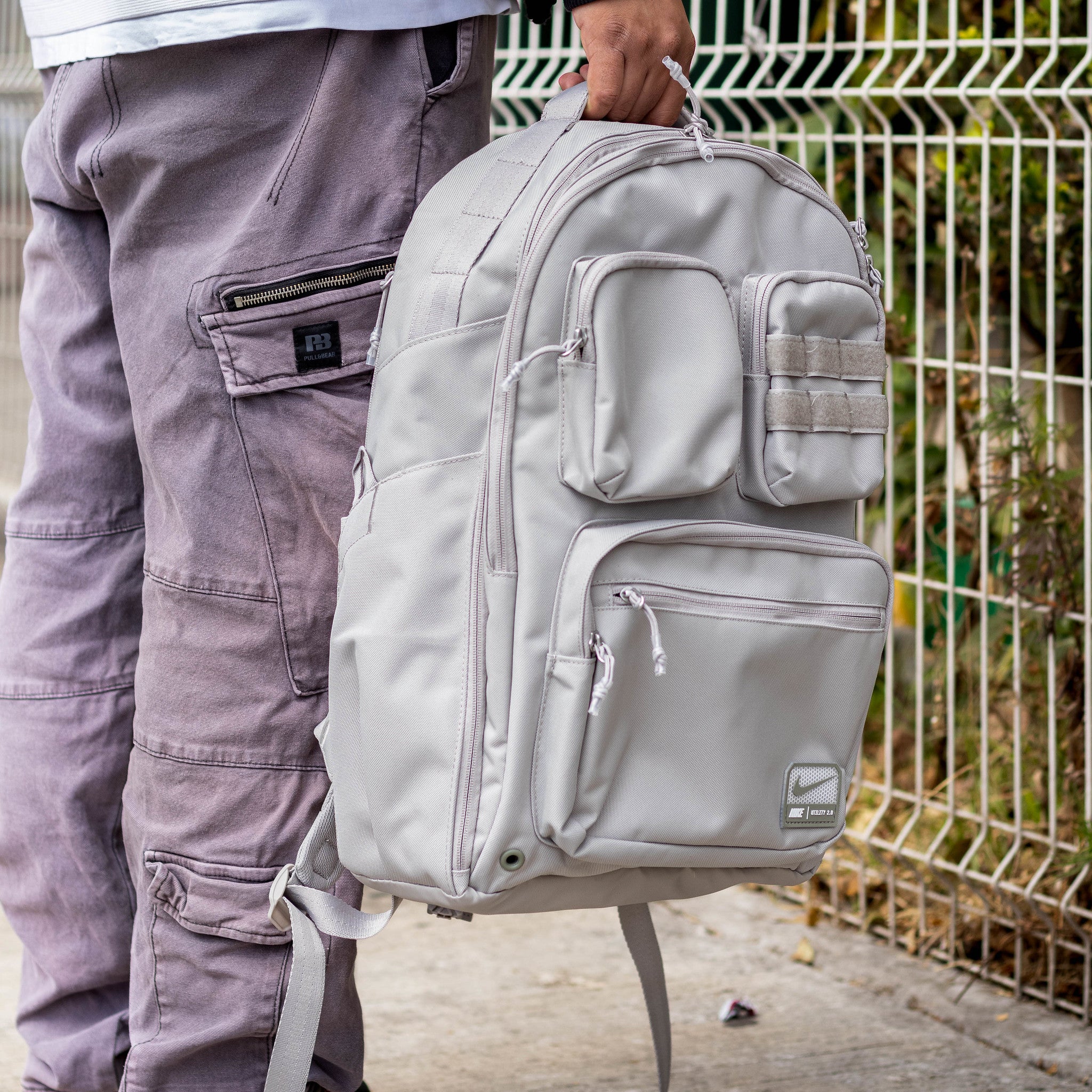 NIKE BACKPACK UTILITY POWER COLLEGE GREY