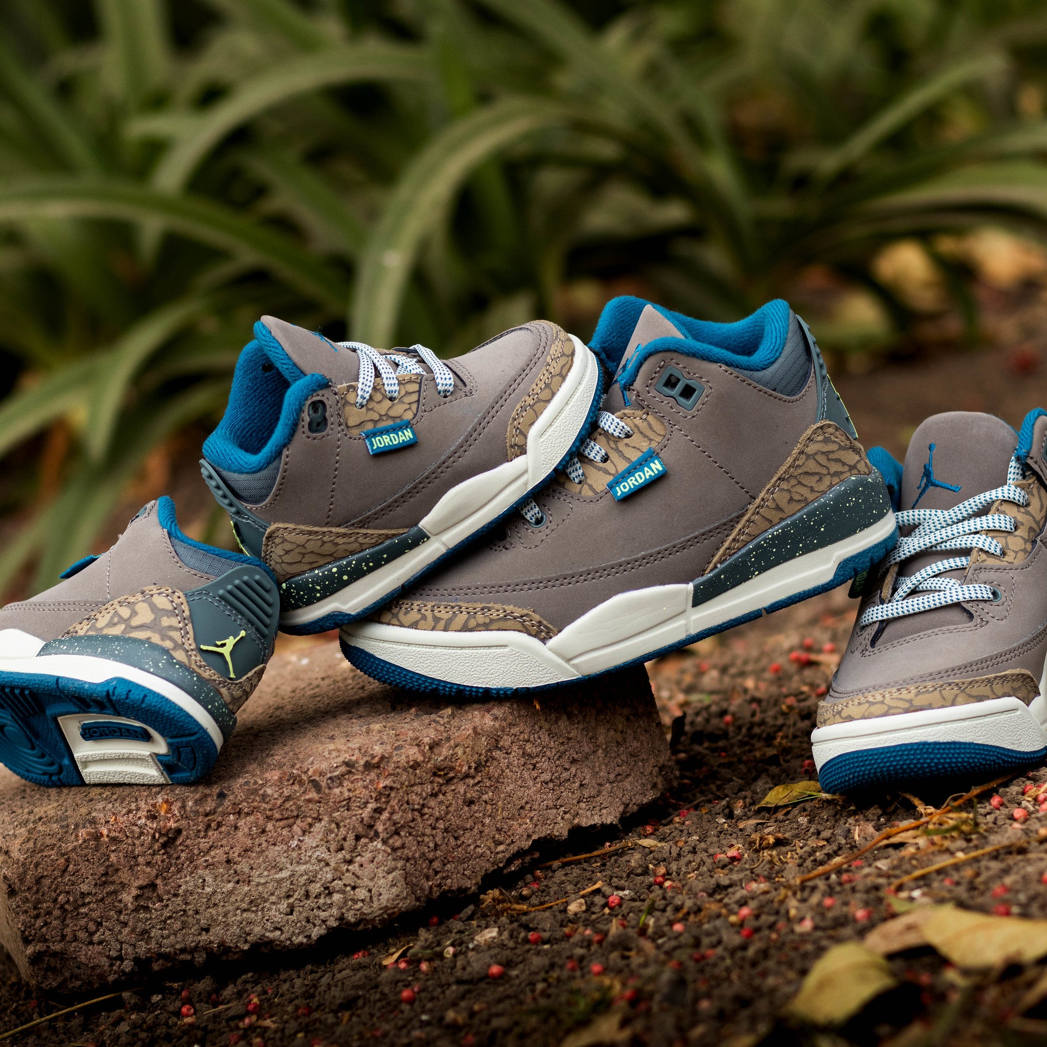 AIR JORDAN 3 OLIVE GREY PS