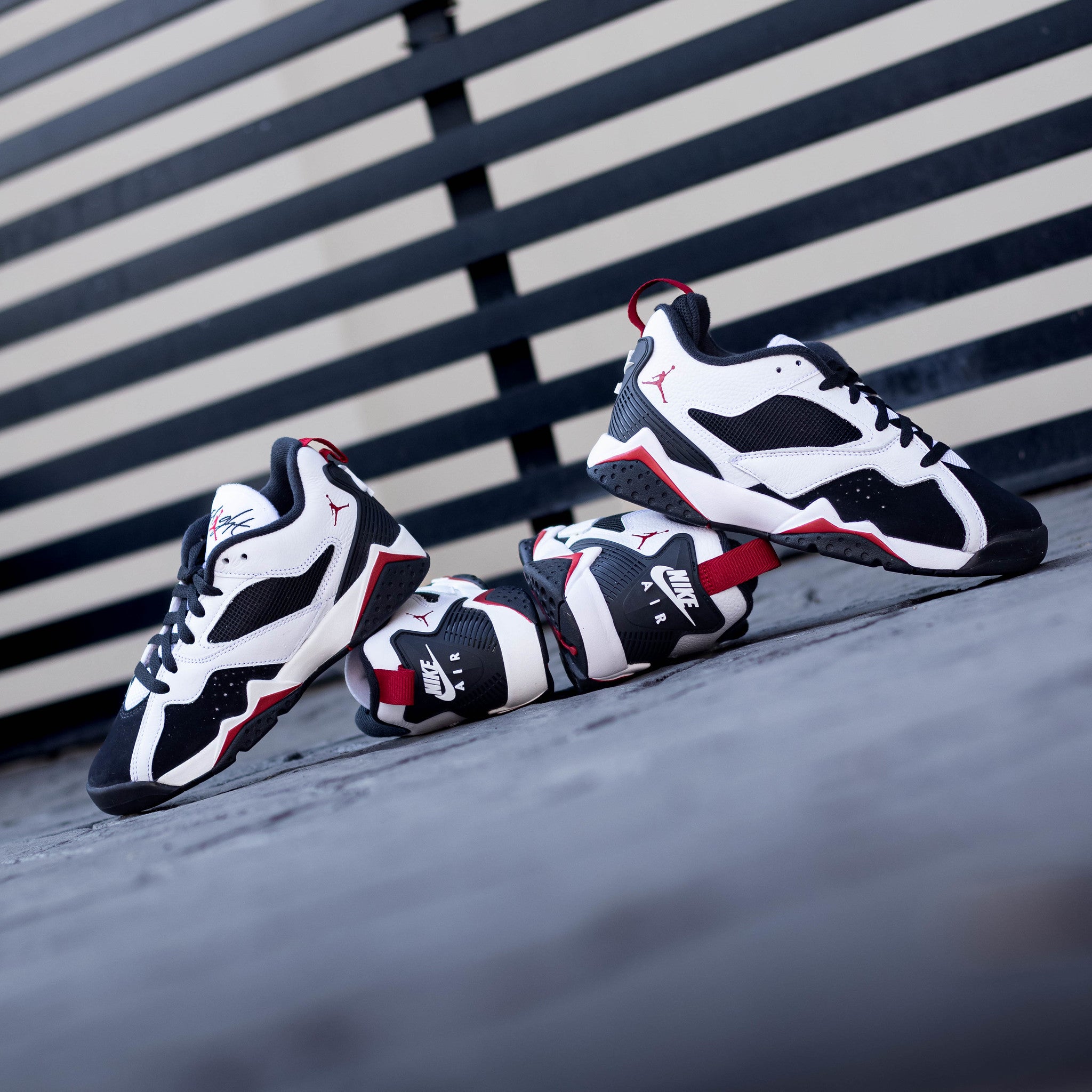 JORDAN MVP 92 WHITE GYM RED