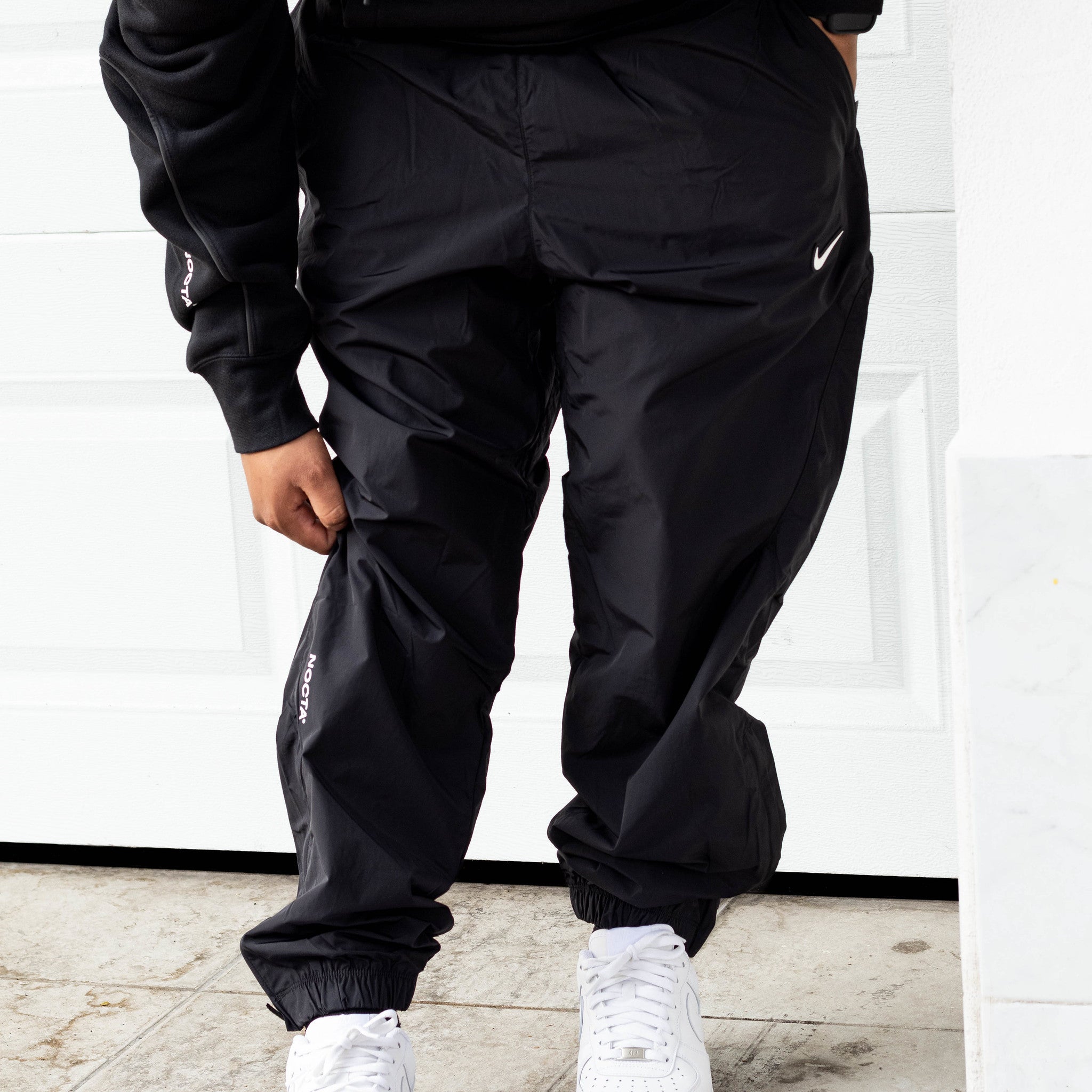NIKE X NOCTA TRACK PANTS BLACK FLECEE