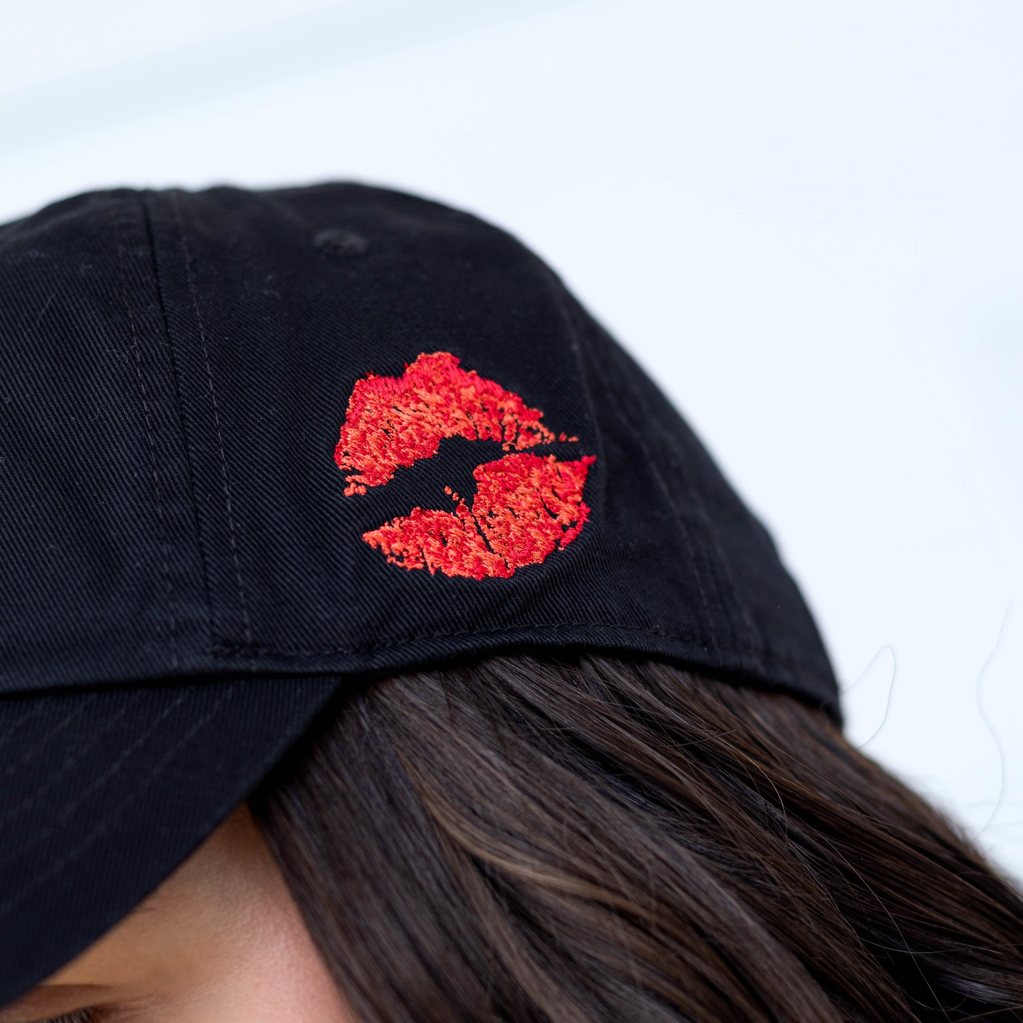 JORDAN CAP BLACK CLUB UNSTRUCTURED KISS