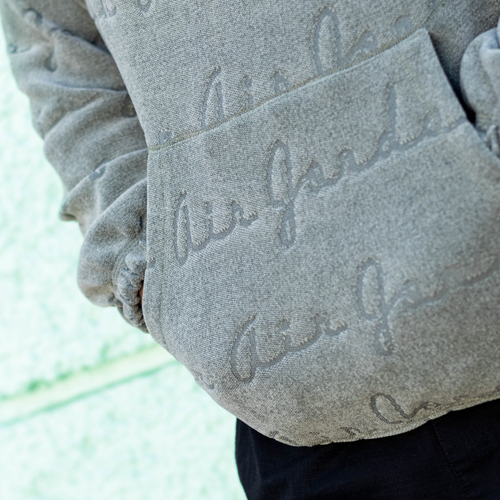 JORDAN JACQUARD PULLOVER HOODIE LETTERS LINCHEN