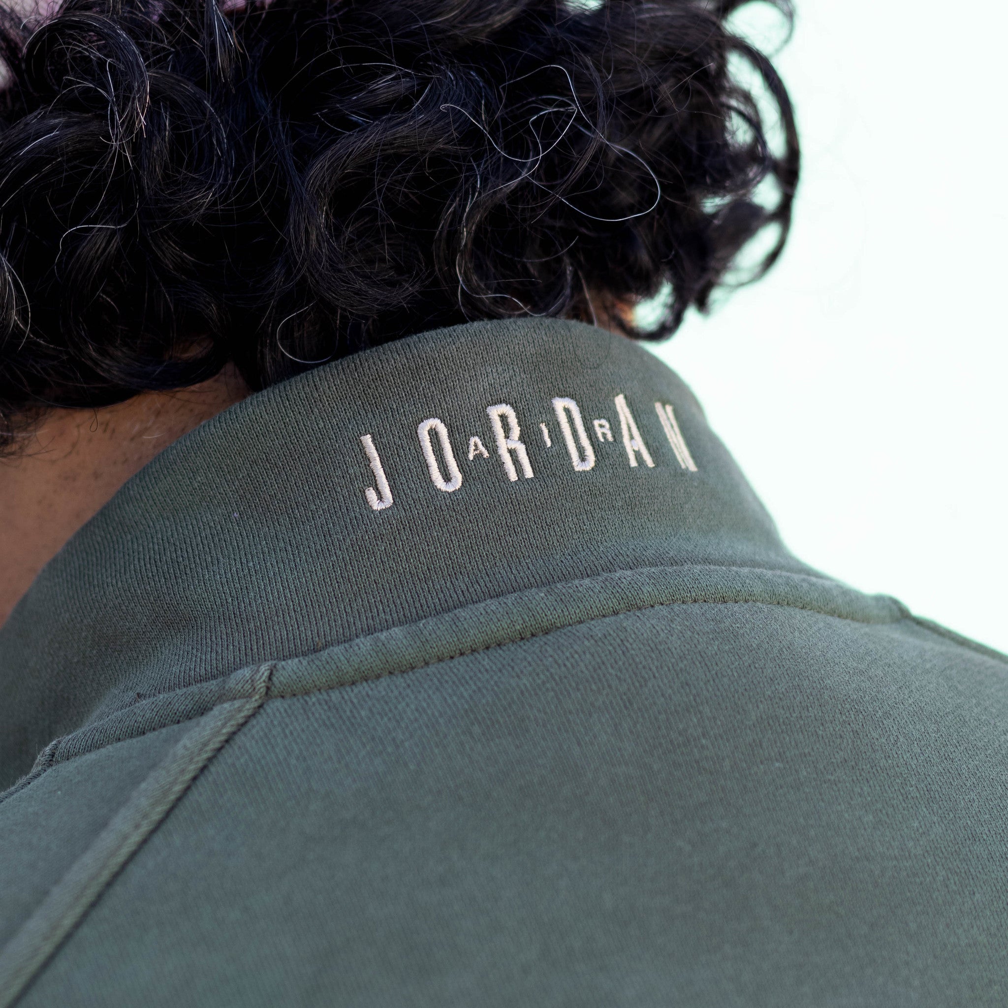 JORDAN PULLOVER ZIP QUARTER NIKE JORDAN KHAKI CARGO