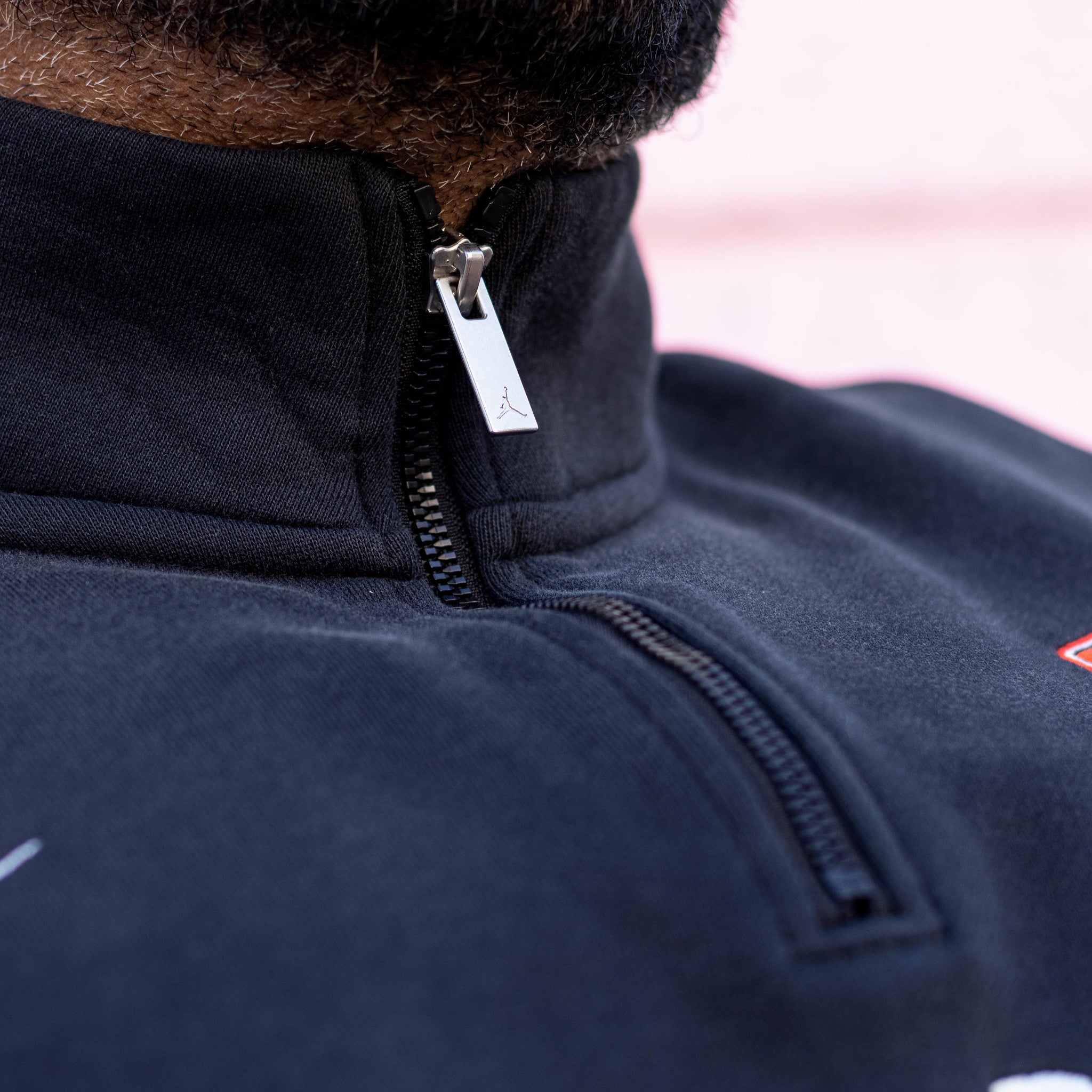 JORDAN PULLOVER ZIP QUARTER NIKE JORDAN BLACK