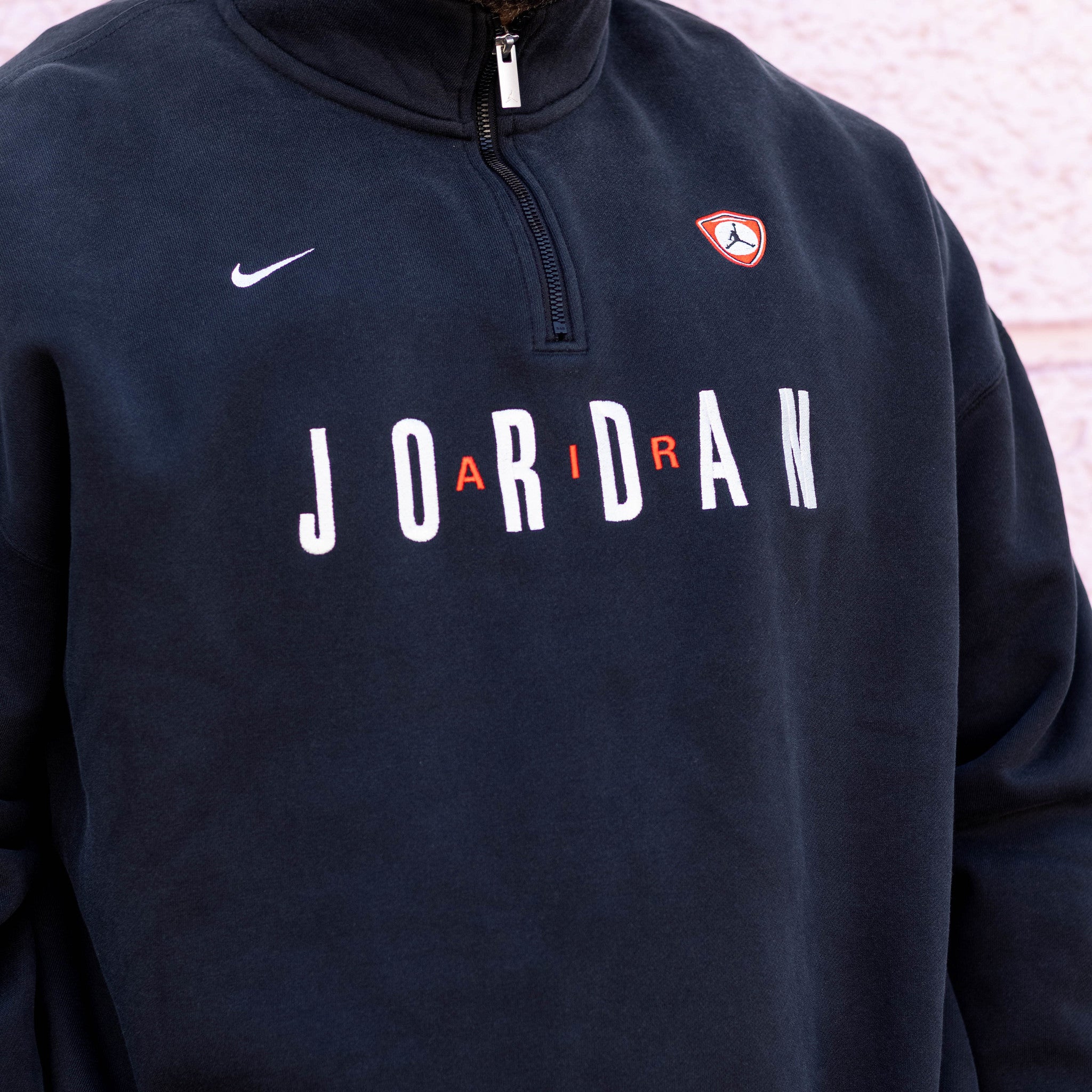 JORDAN PULLOVER ZIP QUARTER NIKE JORDAN BLACK
