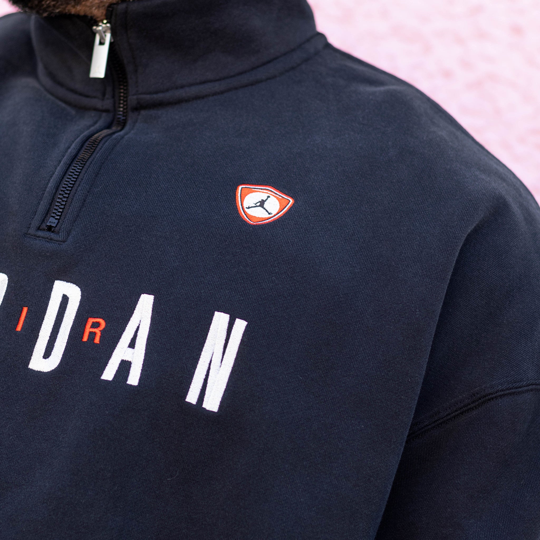 JORDAN PULLOVER ZIP QUARTER NIKE JORDAN BLACK