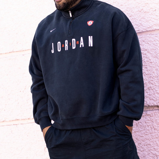 JORDAN PULLOVER ZIP QUARTER NIKE JORDAN BLACK