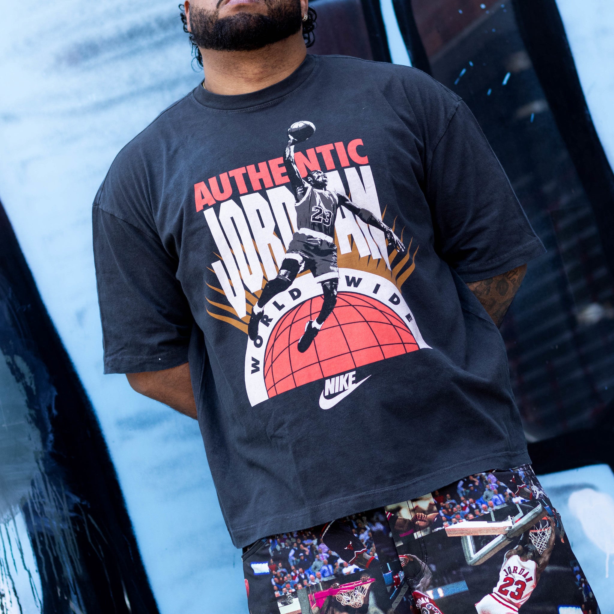 JORDAN TEE AUTHENTIC OFF NOIR INFRA