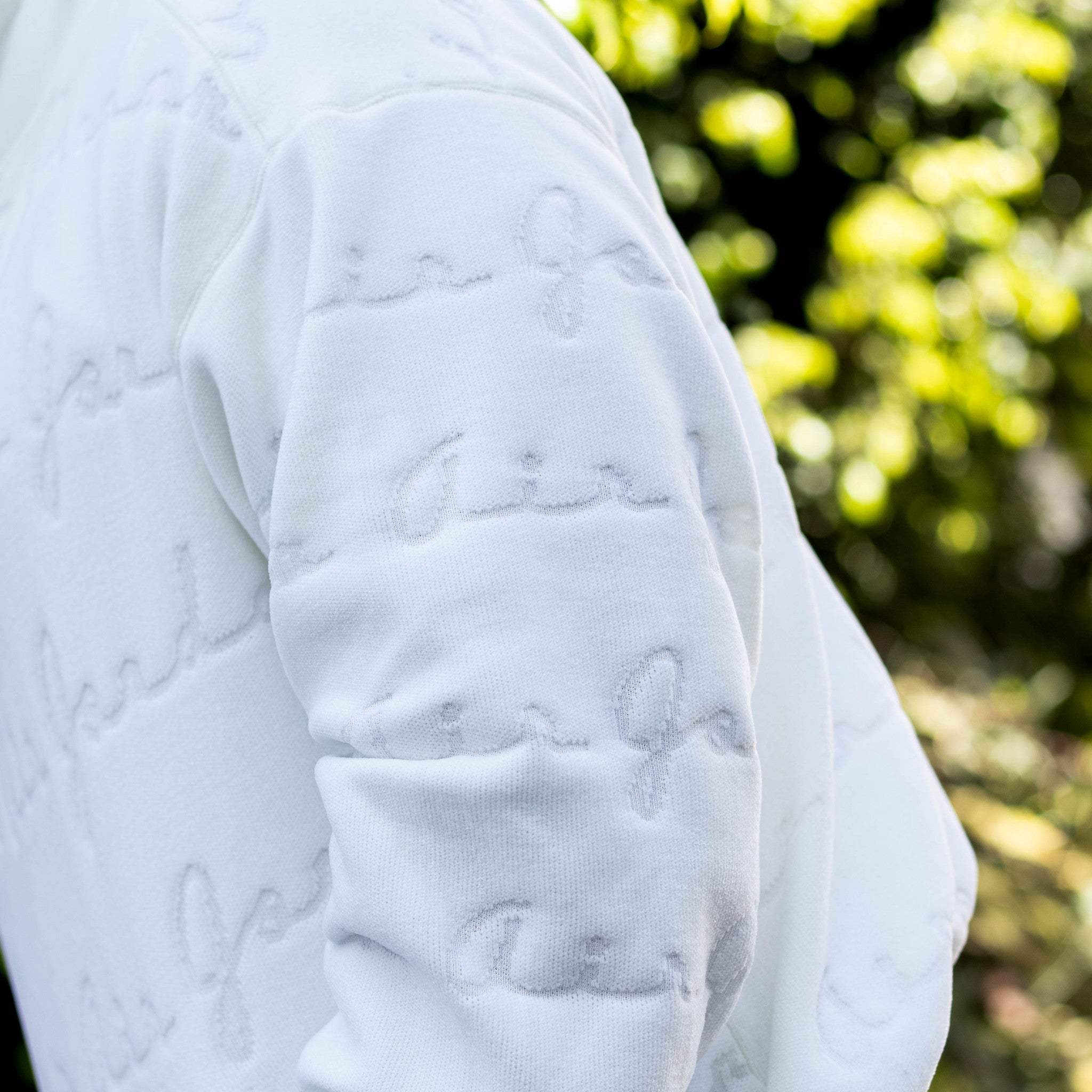 JORDAN JACQUARD PULLOVER HOODIE LETTERS SAIL