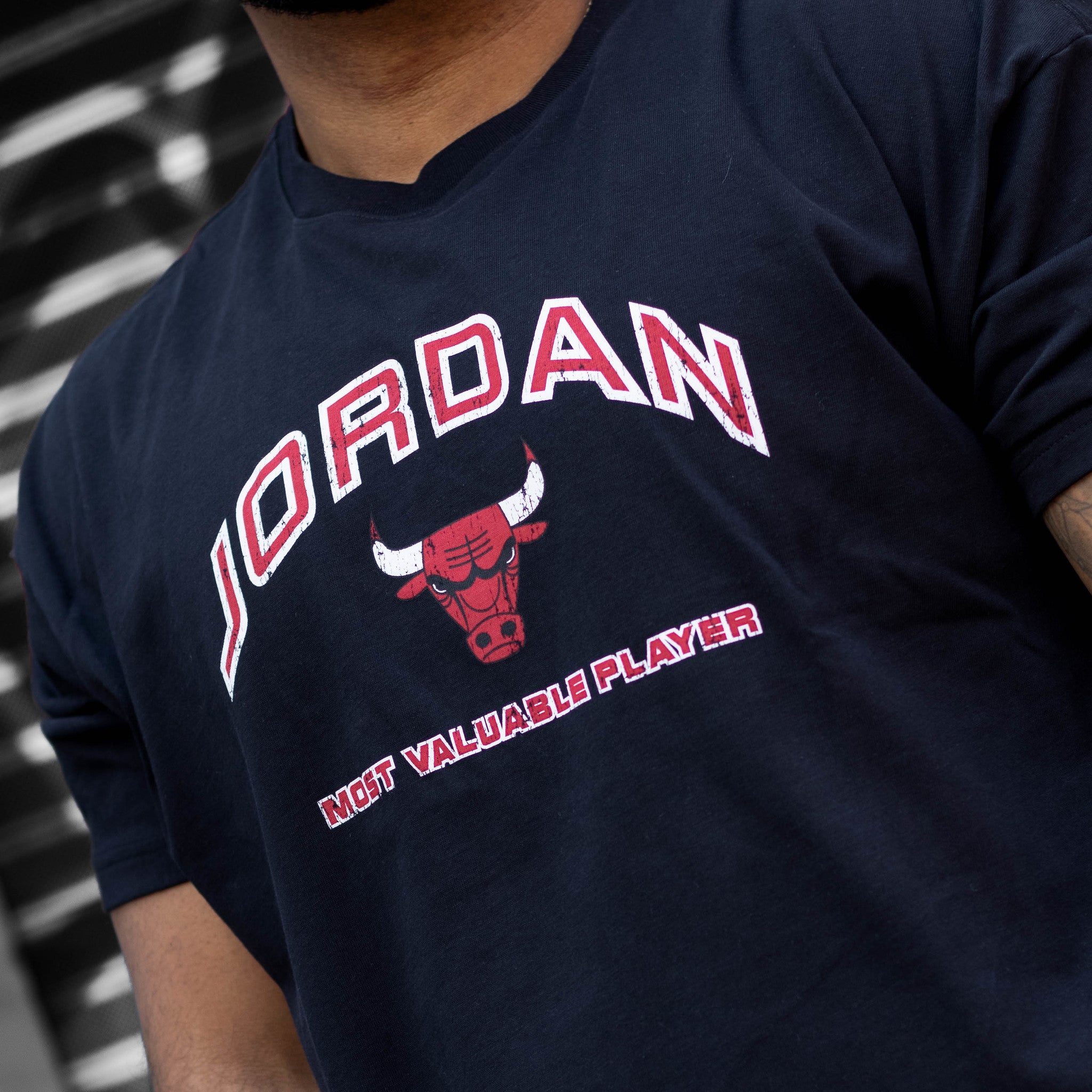 JORDAN TEE FLIGHT CHICAGO BULLS BLACK