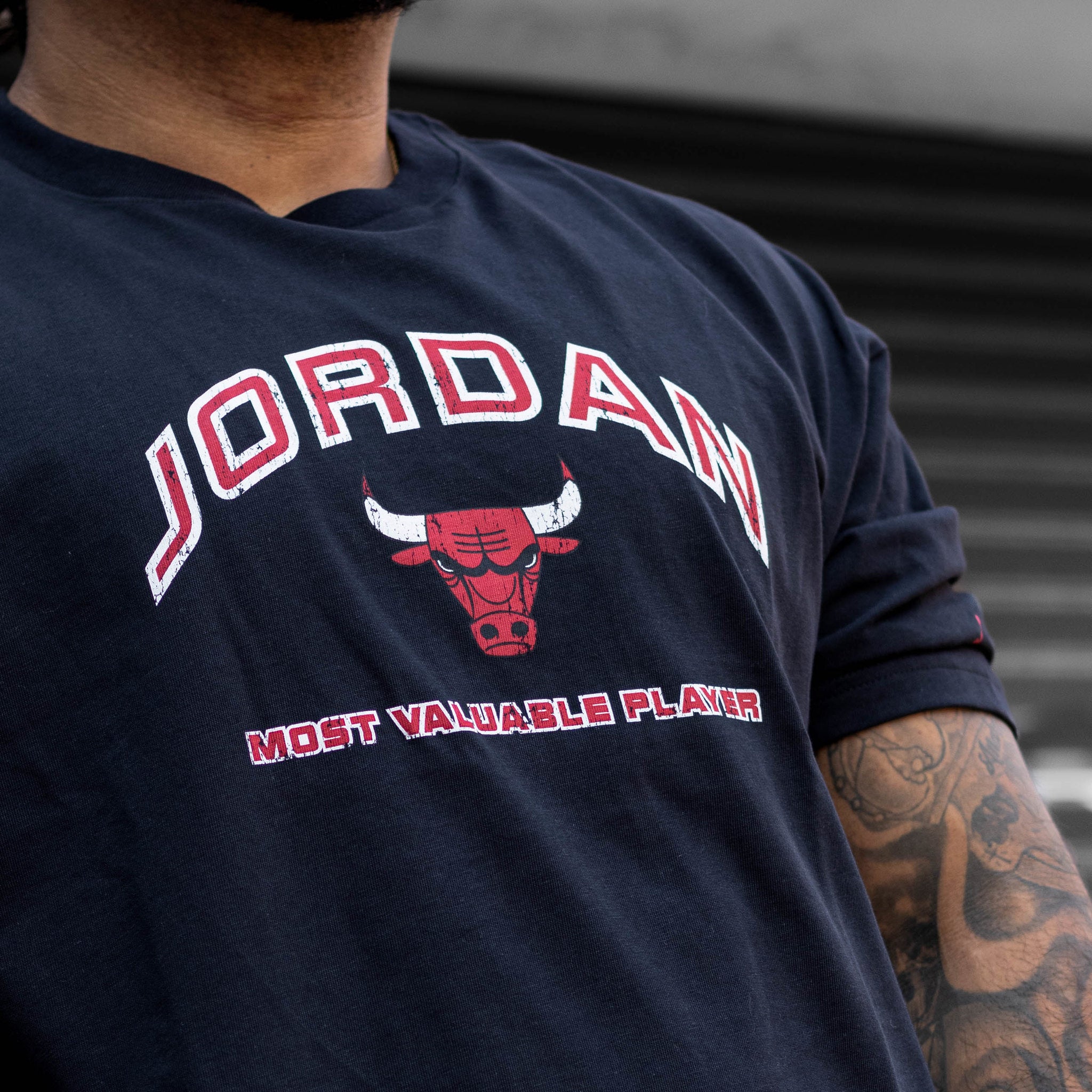 JORDAN TEE FLIGHT CHICAGO BULLS BLACK