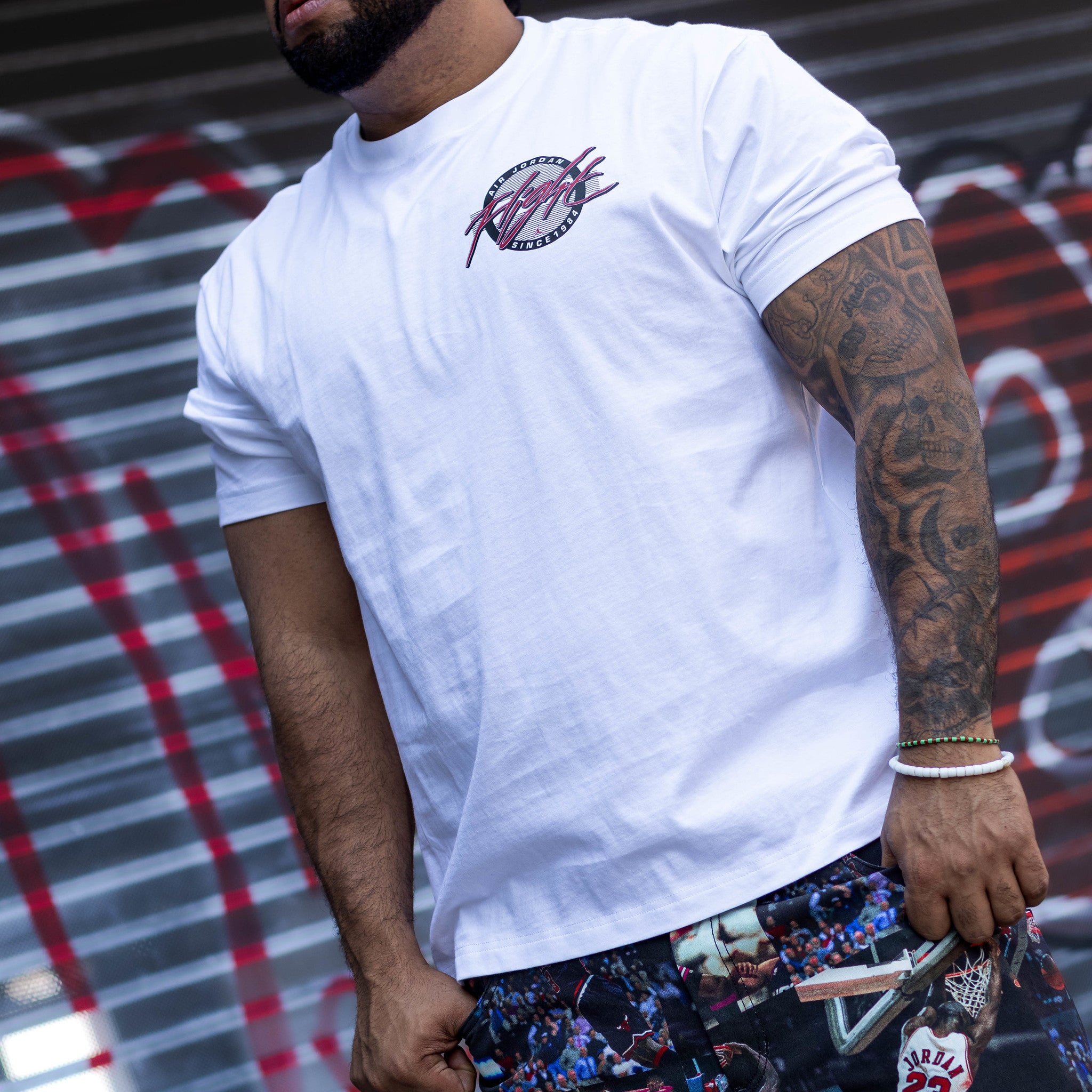 JORDAN TEE TAGGED WHITE