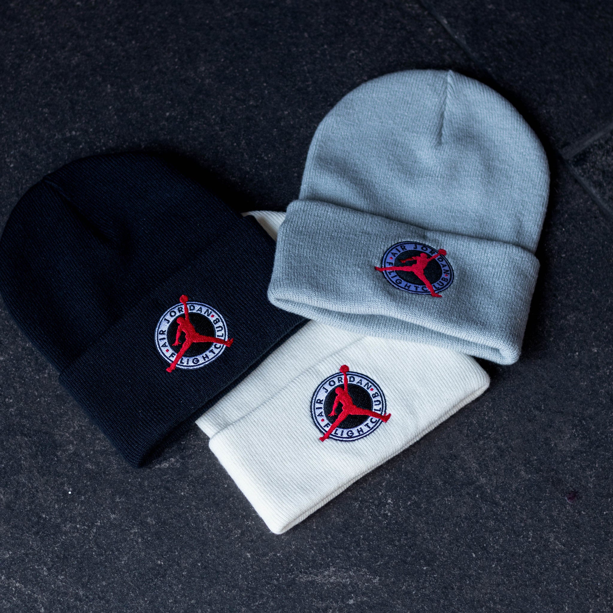 JORDAN FLIGHT CLUB BEANIE GREY