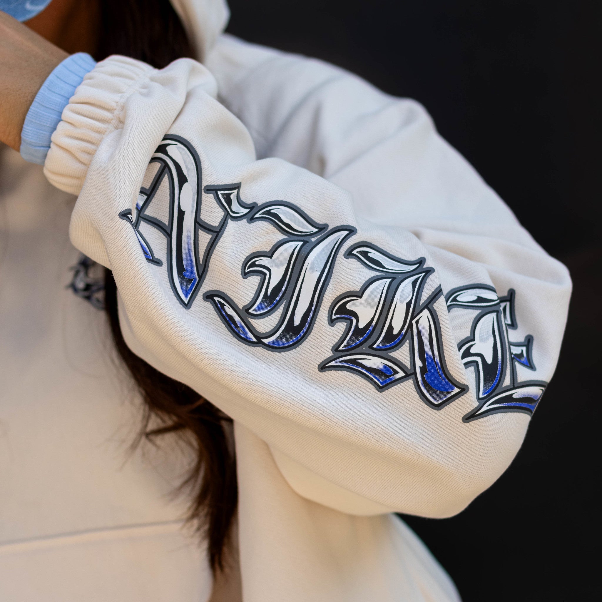 NIKE HOODIE FRENCH TERRY CHALK