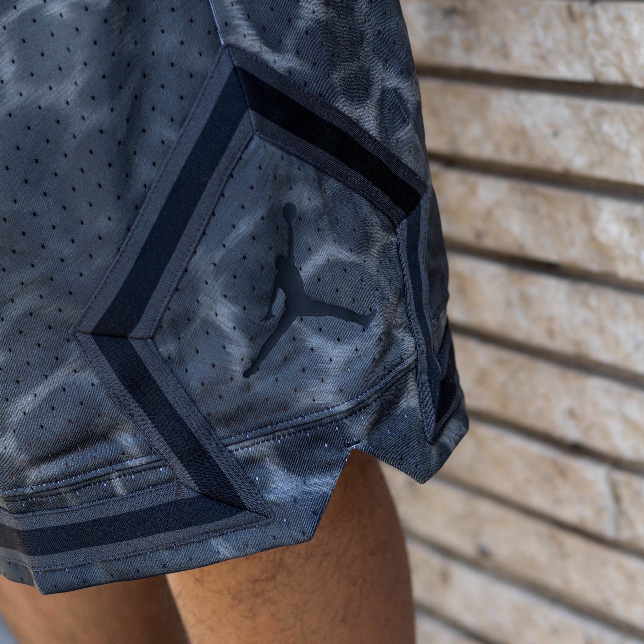 JORDAN SHORT DIAMOND LEOPARD GREY