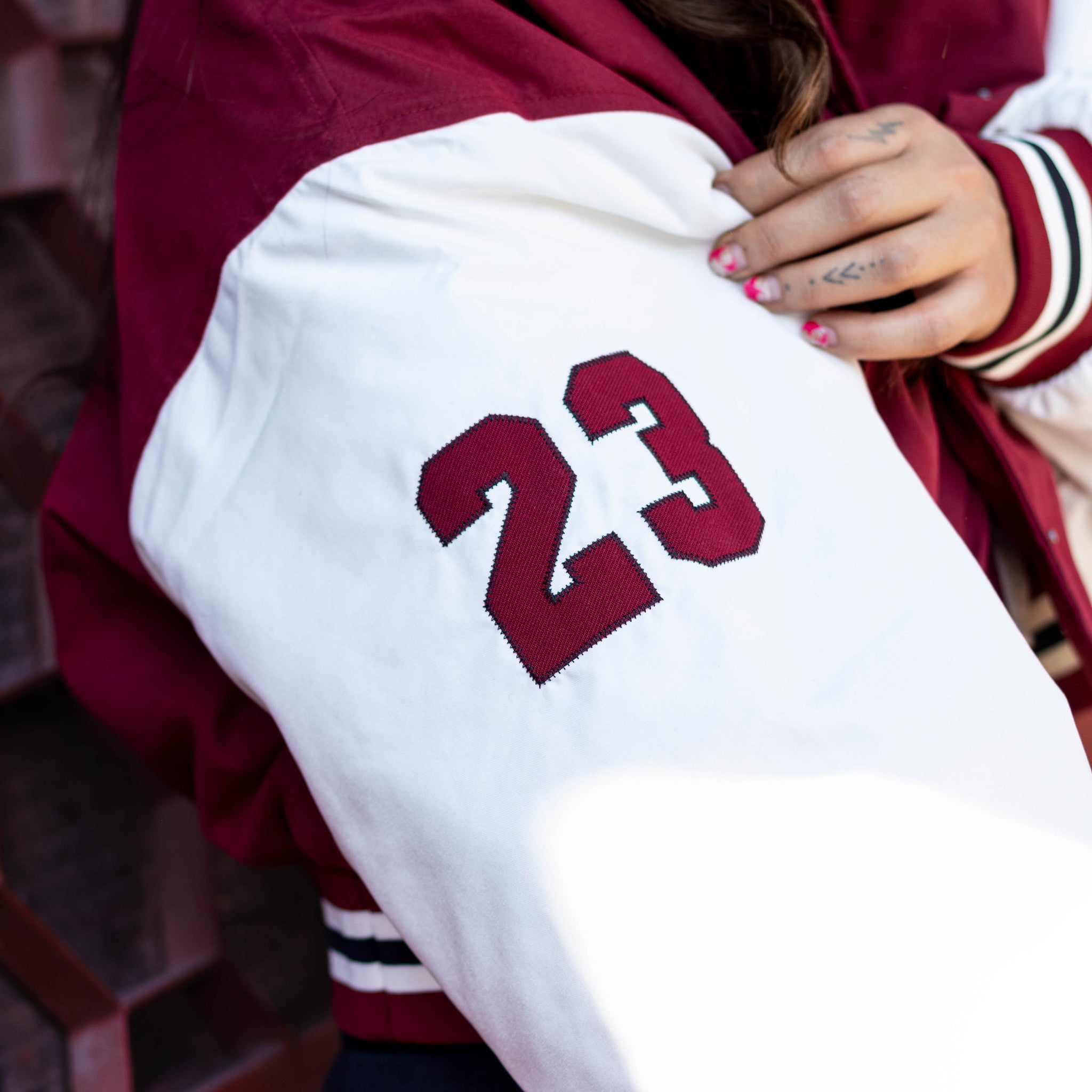 JORDAN BROOKLYN JACKET UNIVERSITY TEAM RED