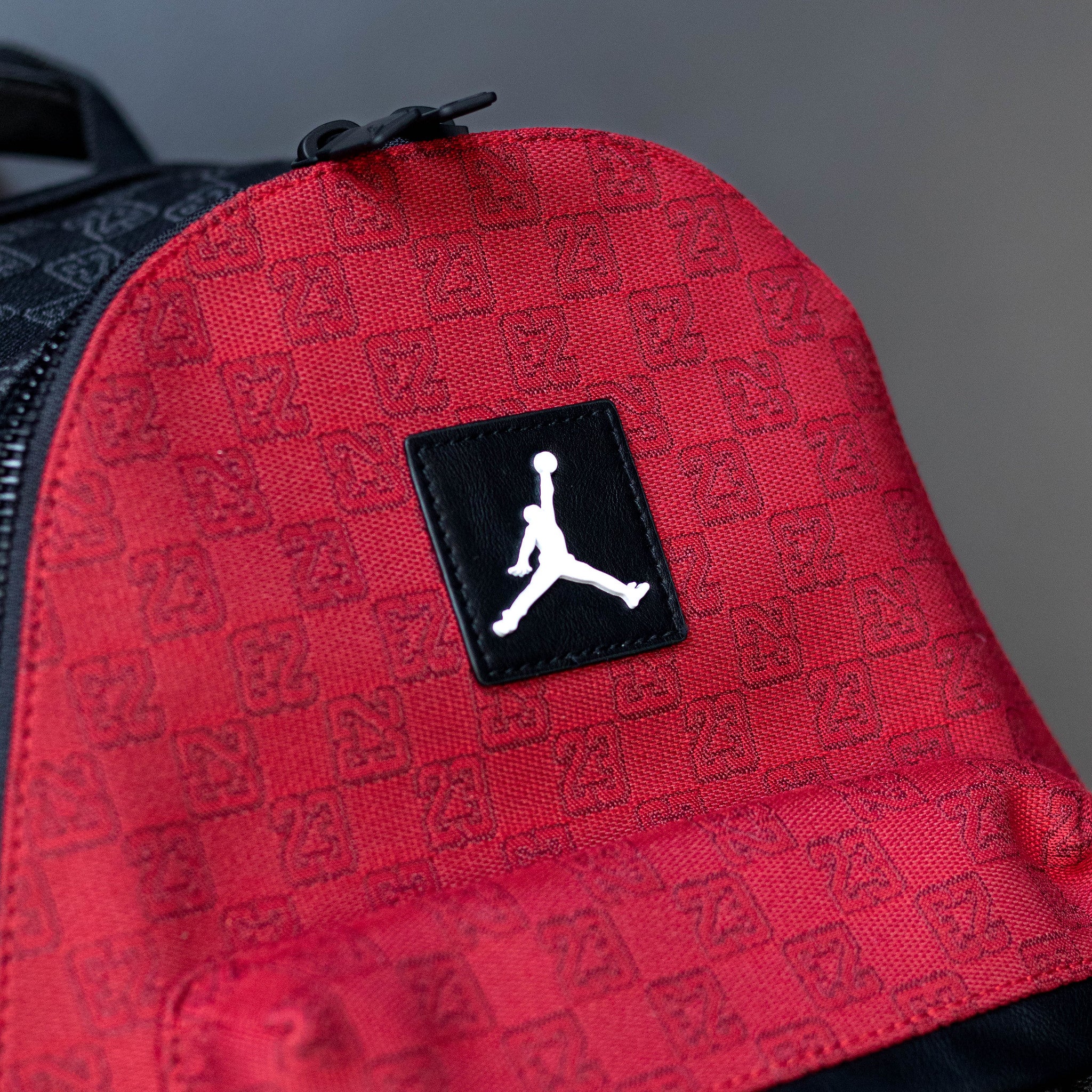 JORDAN BACKPACK MONOGRAM BLACK RED