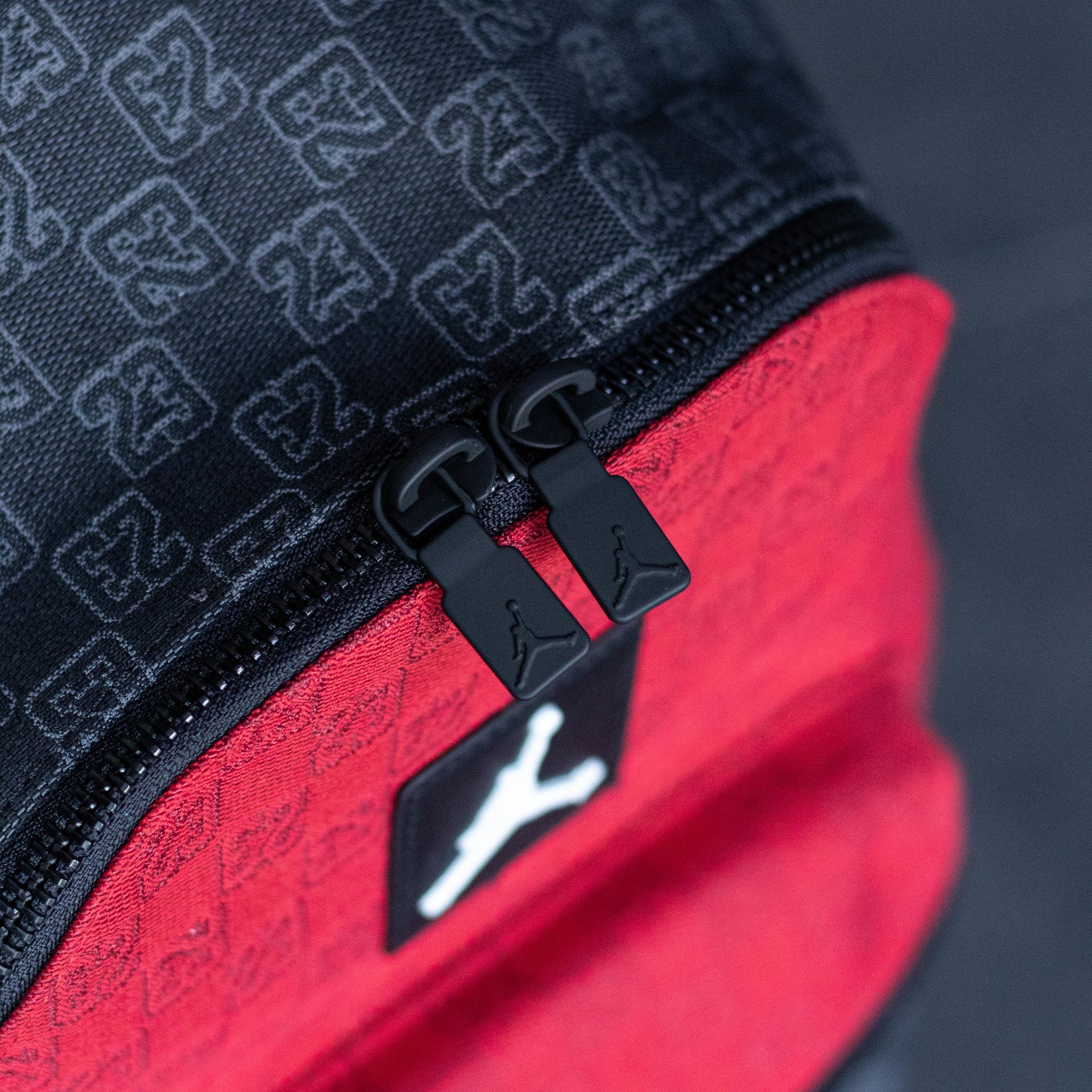 JORDAN BACKPACK MONOGRAM BLACK RED