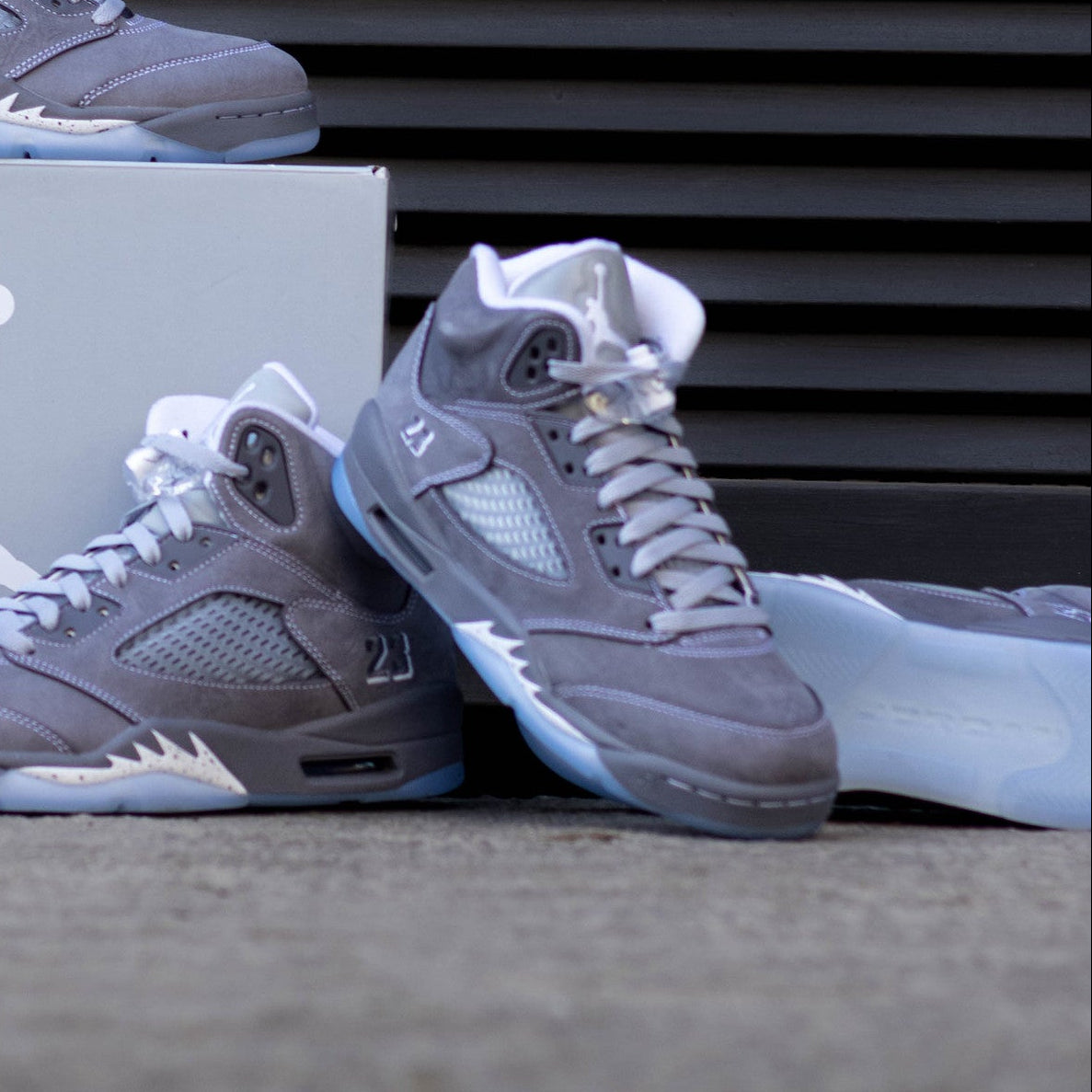 AIR JORDAN 5 WOLF GREY GS