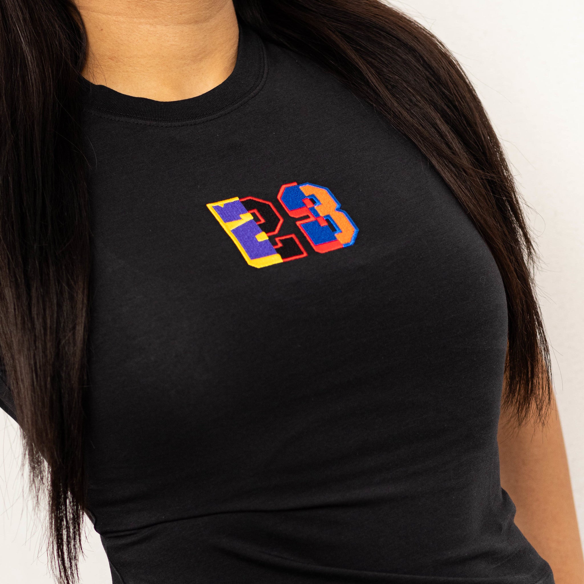 JORDAN TEE 23 BLACK COLORS