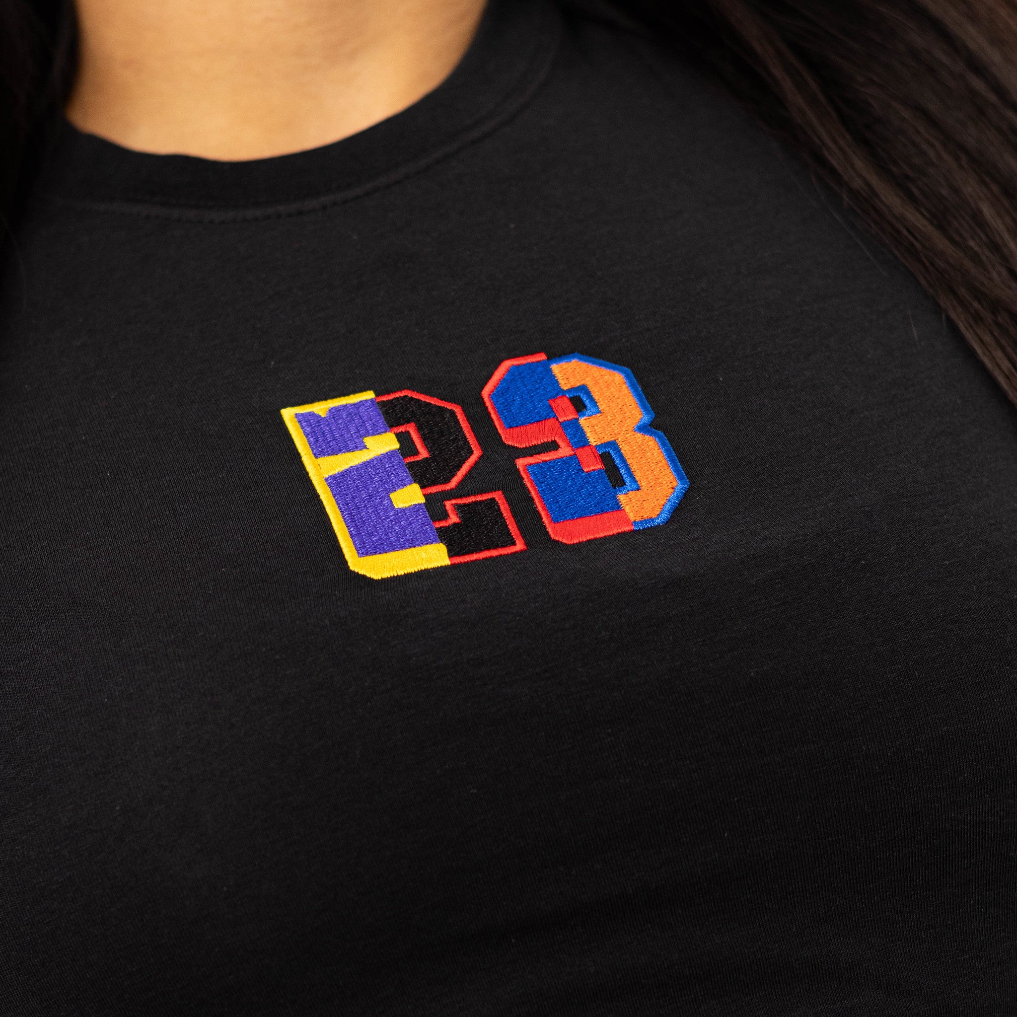 JORDAN TEE 23 BLACK COLORS