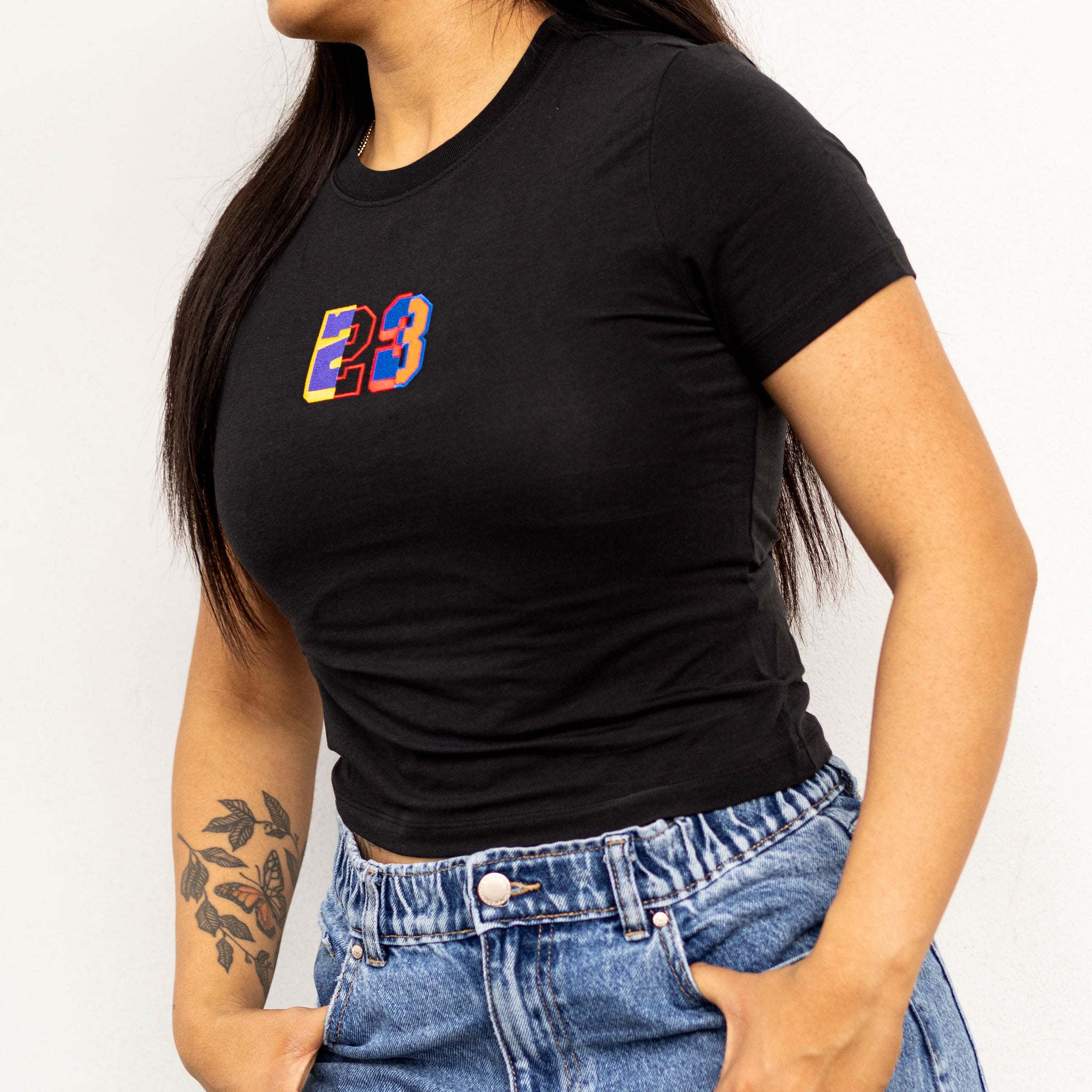 JORDAN TEE 23 BLACK COLORS