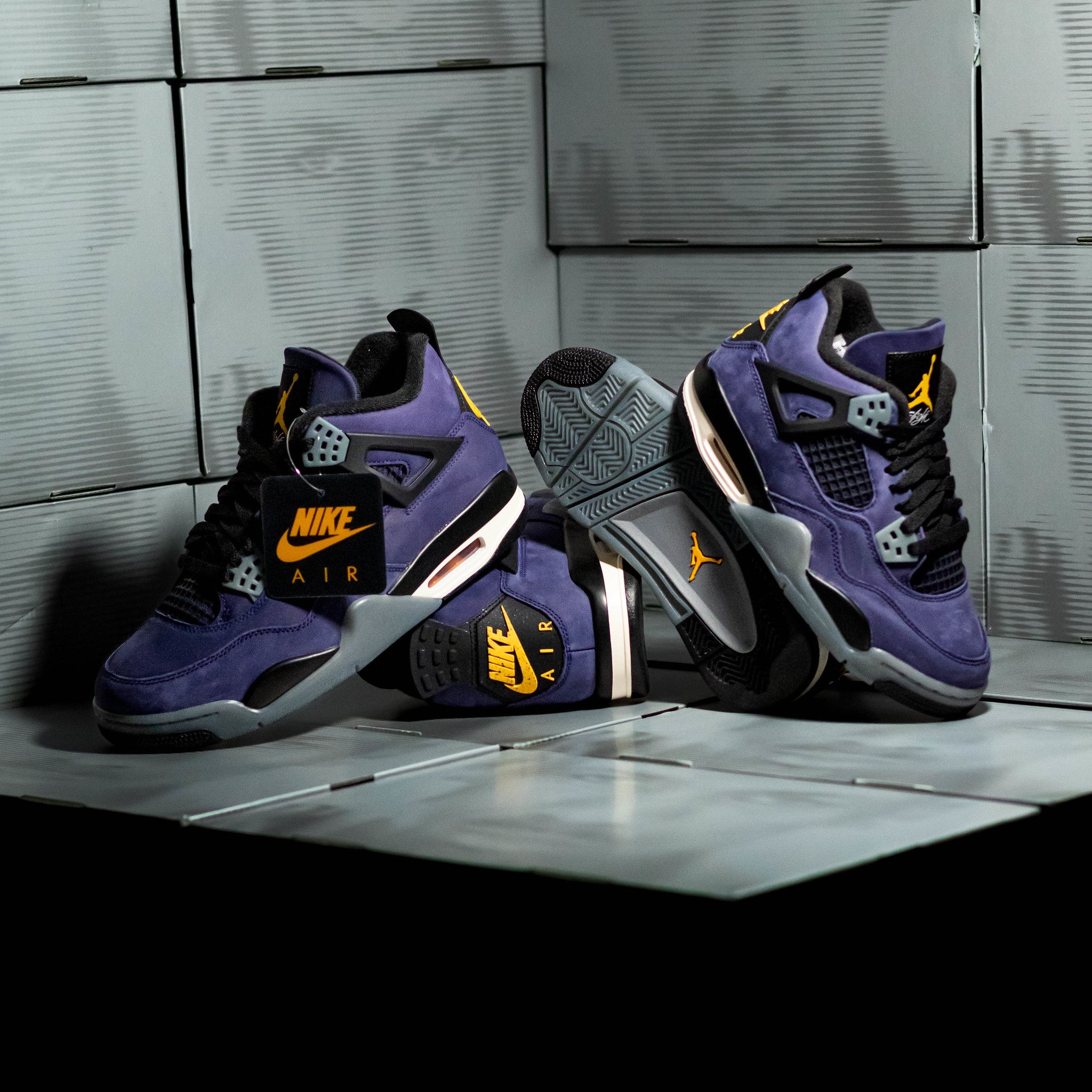 AIR JORDAN 4 LAKERS GS L