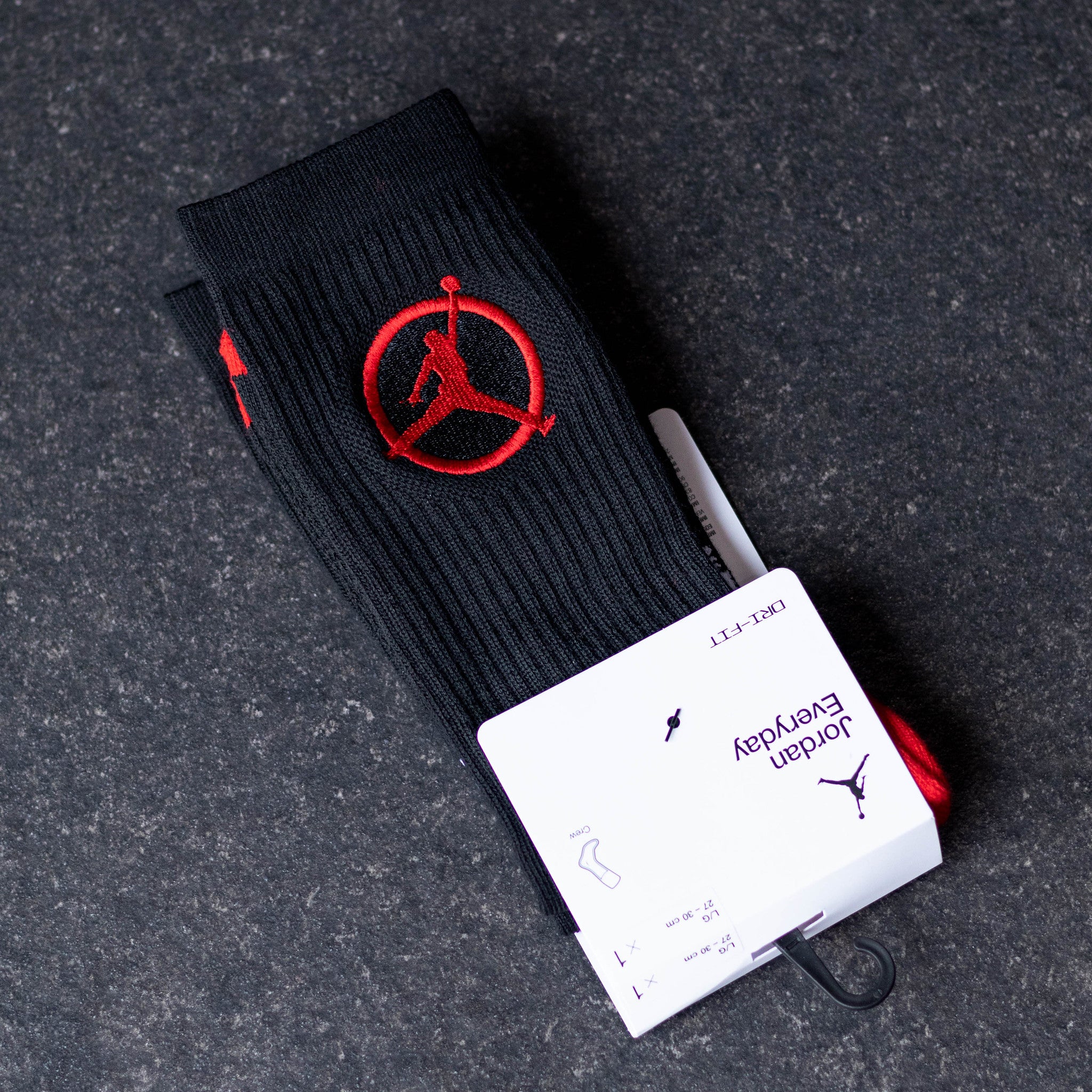 JORDAN SOCK LARGE FLIGHT CLUB BLACK