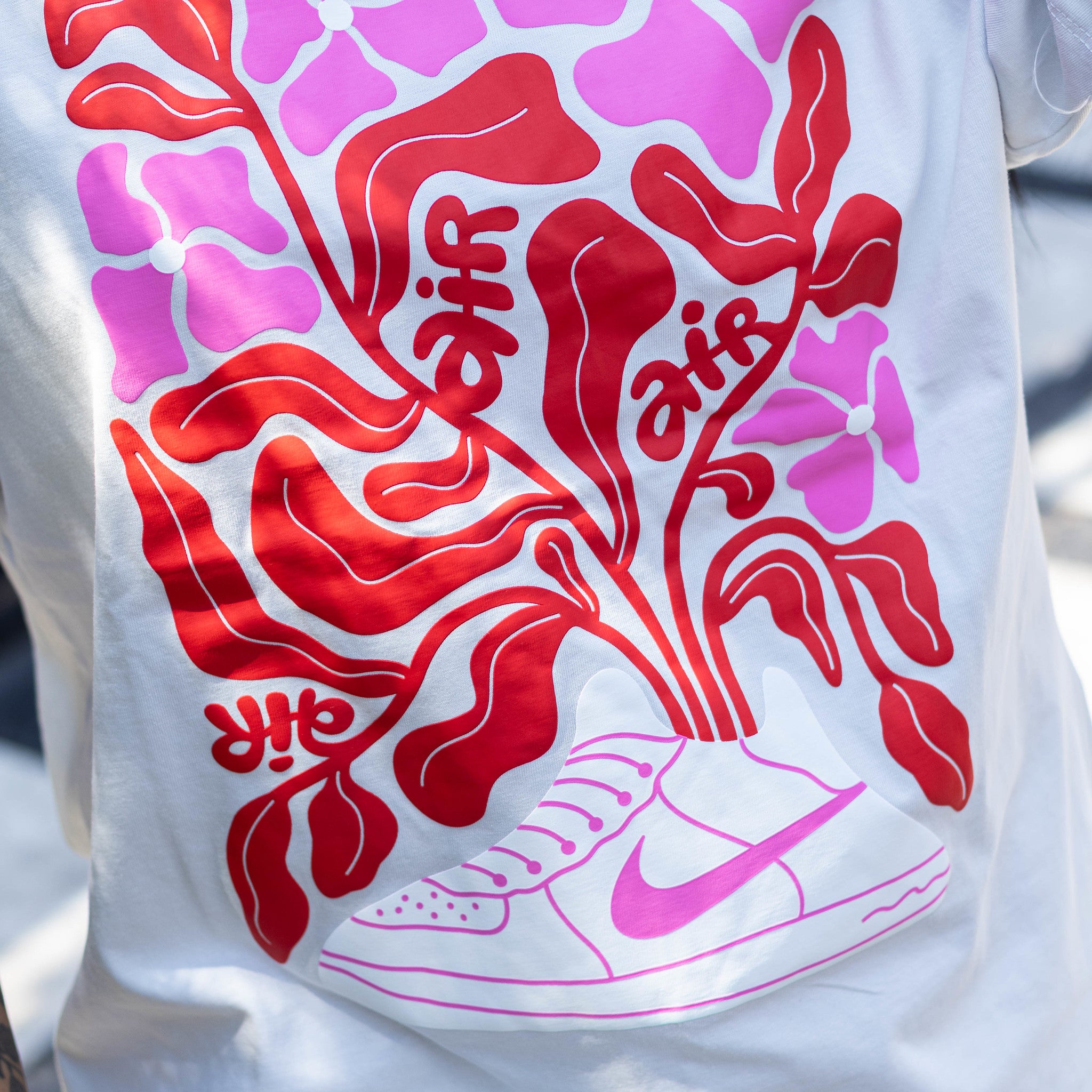 NIKE TEE AF1 PLANT WHITE