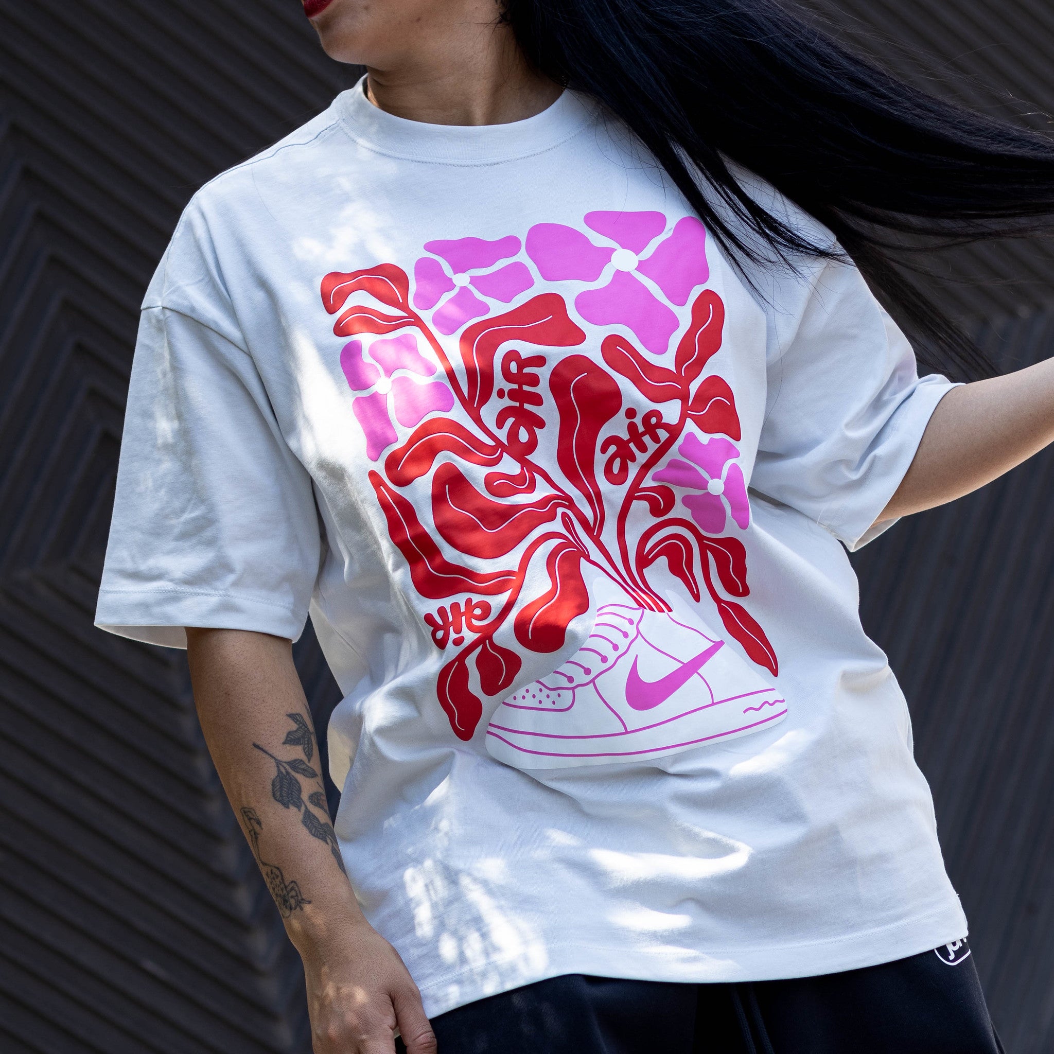 NIKE TEE AF1 PLANT WHITE