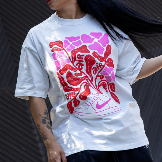 NIKE TEE AF1 PLANT WHITE