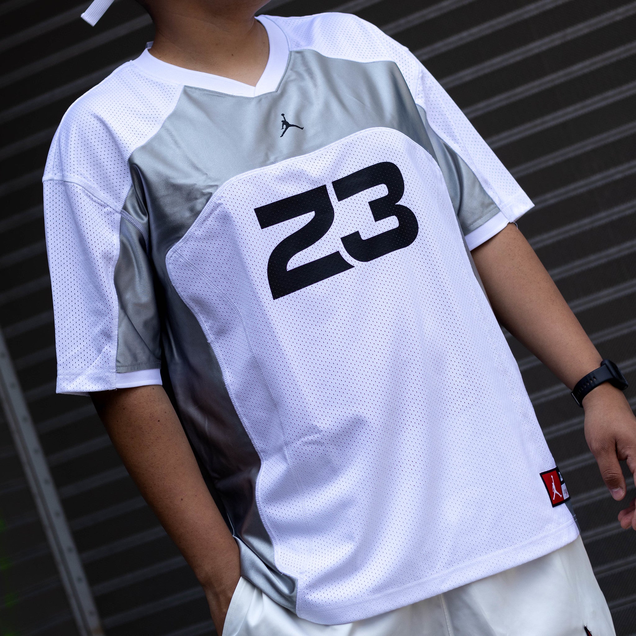 JORDAN FLIGHT JERSEY SMOKE GREY