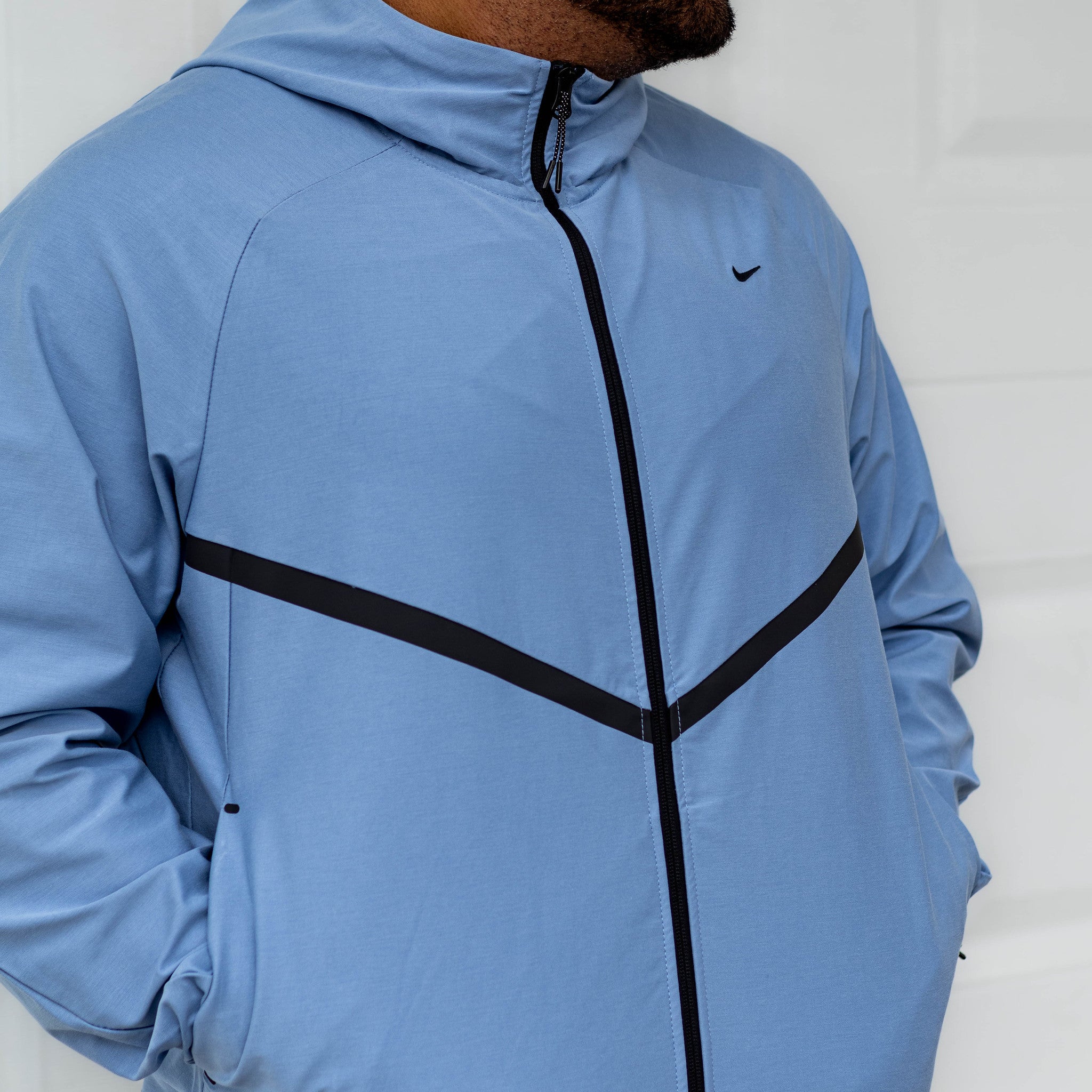 NIKE TECH JACKET KNIT BLUE  ZIP