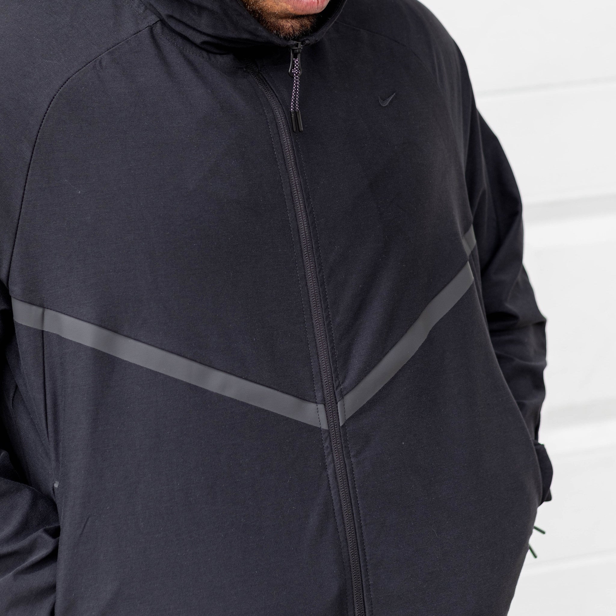 NIKE TECH JACKET KNIT BLACK ZIP