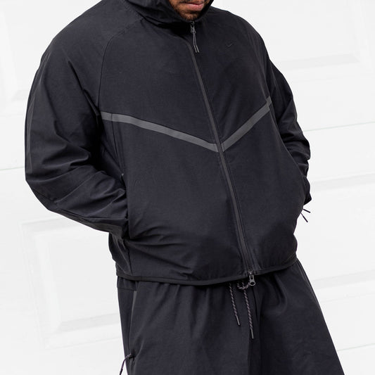 NIKE TECH JACKET KNIT BLACK ZIP