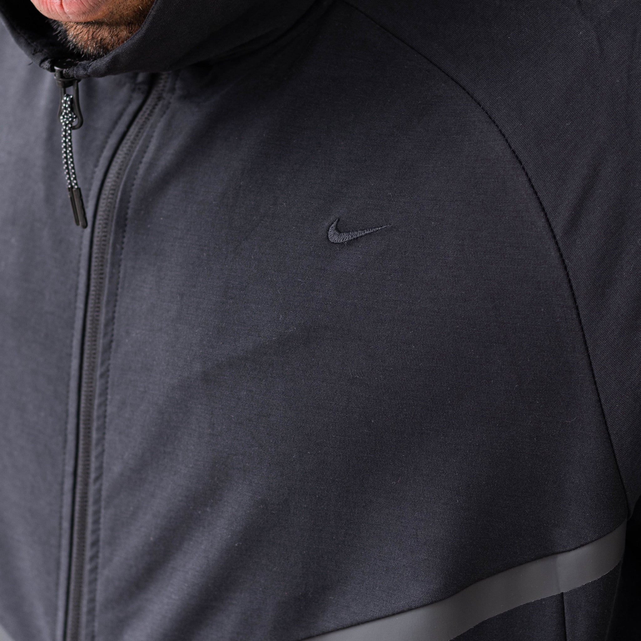 NIKE TECH JACKET KNIT BLACK ZIP