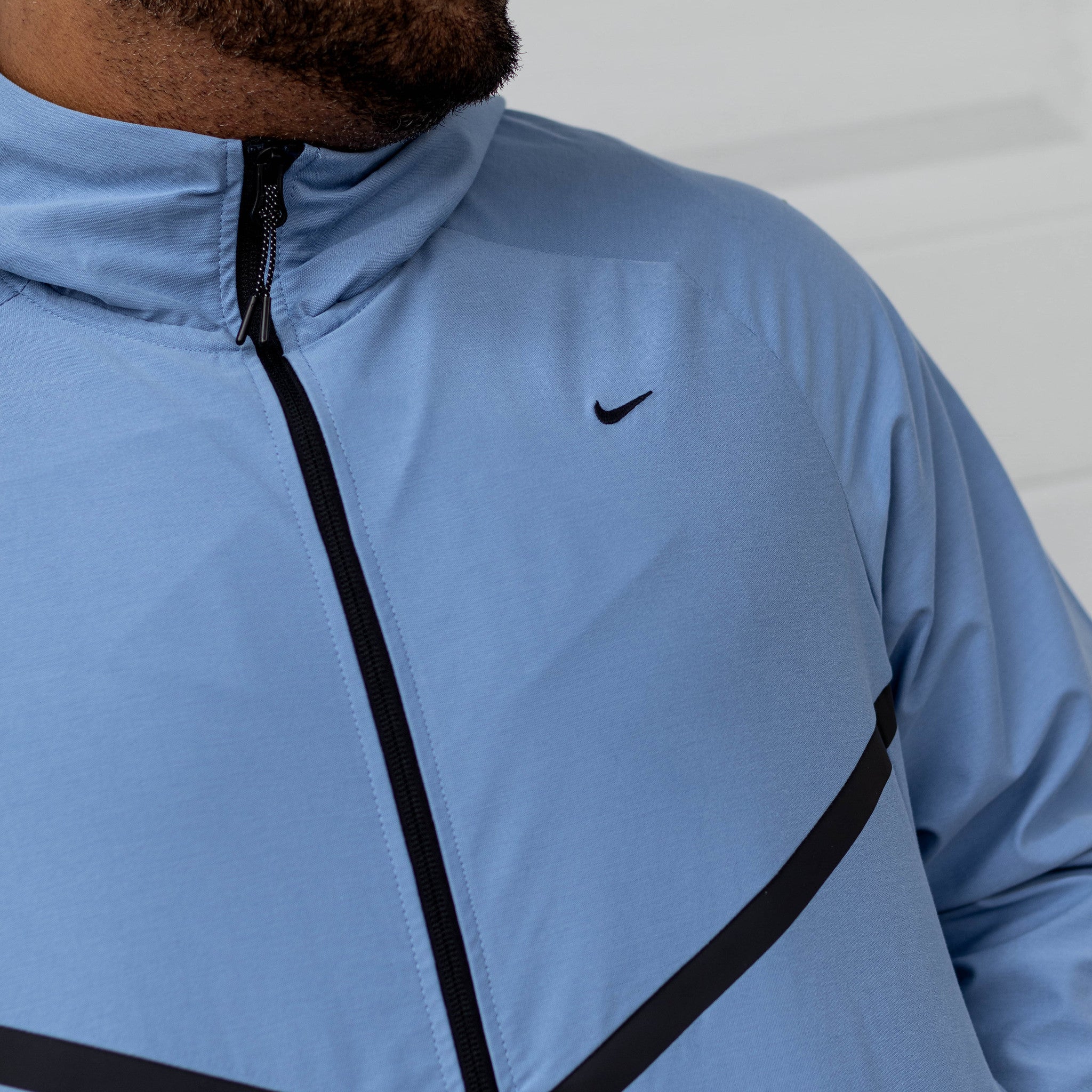 NIKE TECH JACKET KNIT BLUE  ZIP