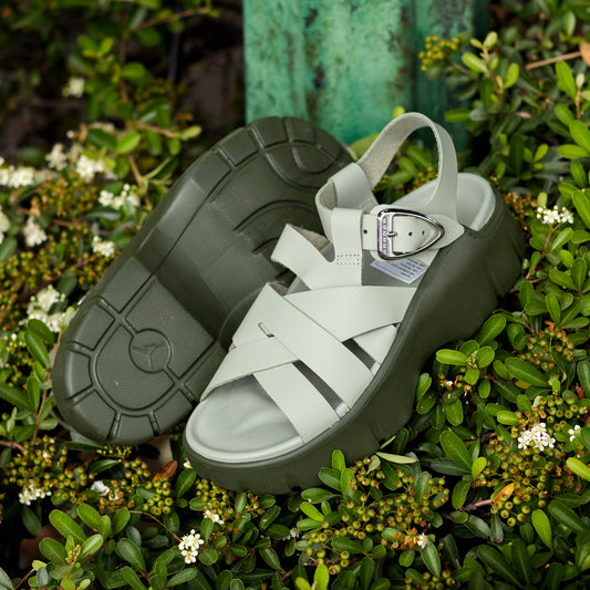 JORDAN WILLOW SANDAL SPRUCE FOG W