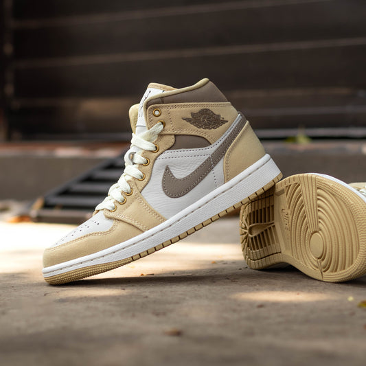 AIR JORDAN 1 MID KHAKI SESAME W