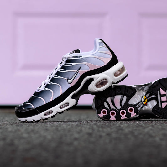 NIKE AIR MAX PLUS BLACK WHITE PINK FOAM