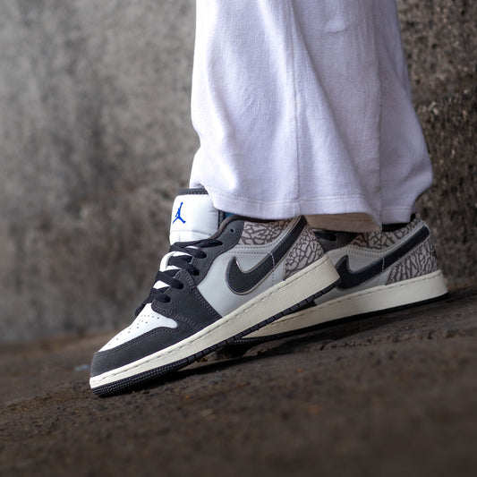 AIR JORDAN 1 LOW DEEP PEWTER GS