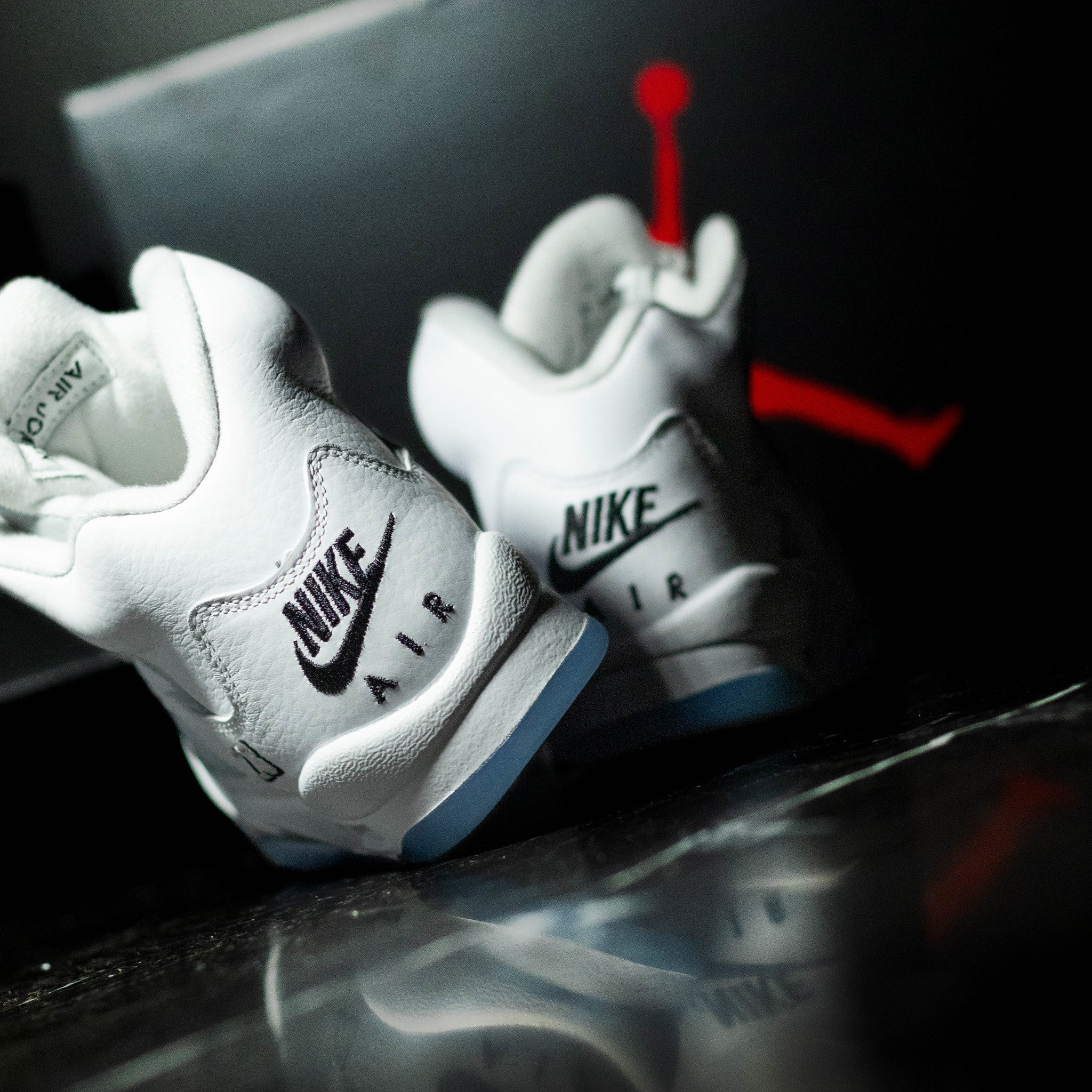 AIR JORDAN 5 WHITE METALLIC GS