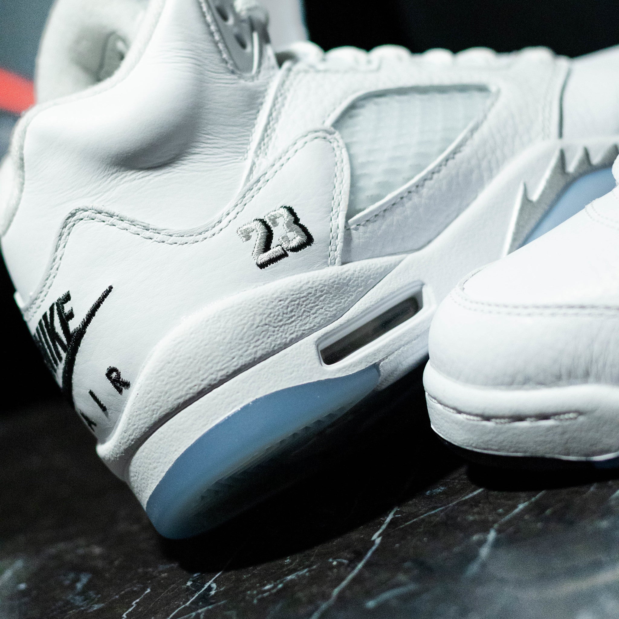 AIR JORDAN 5 WHITE METALLIC GS